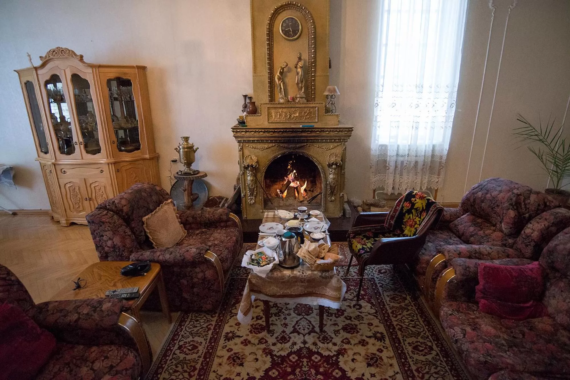 Communal lounge/ TV room, Seating Area in B&B Odzun