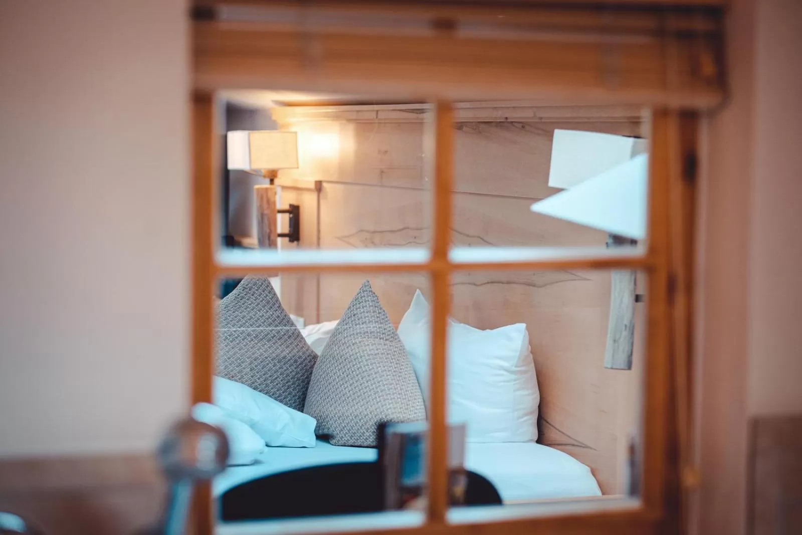 Photo of the whole room, Bed in Berghotel Rehlegg