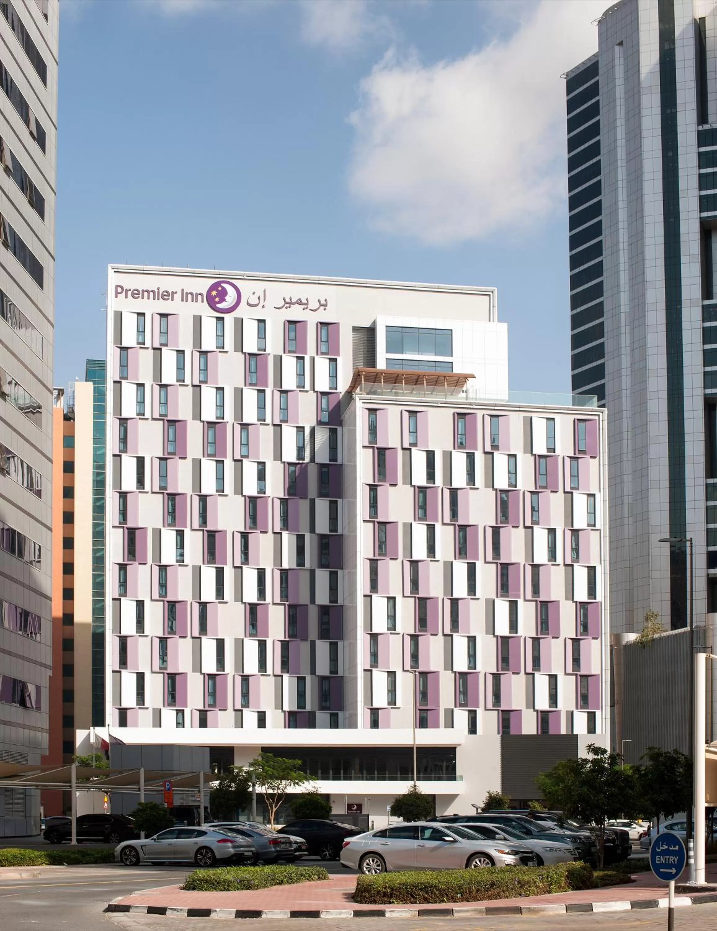 Property building in Premier Inn Dubai Barsha Heights