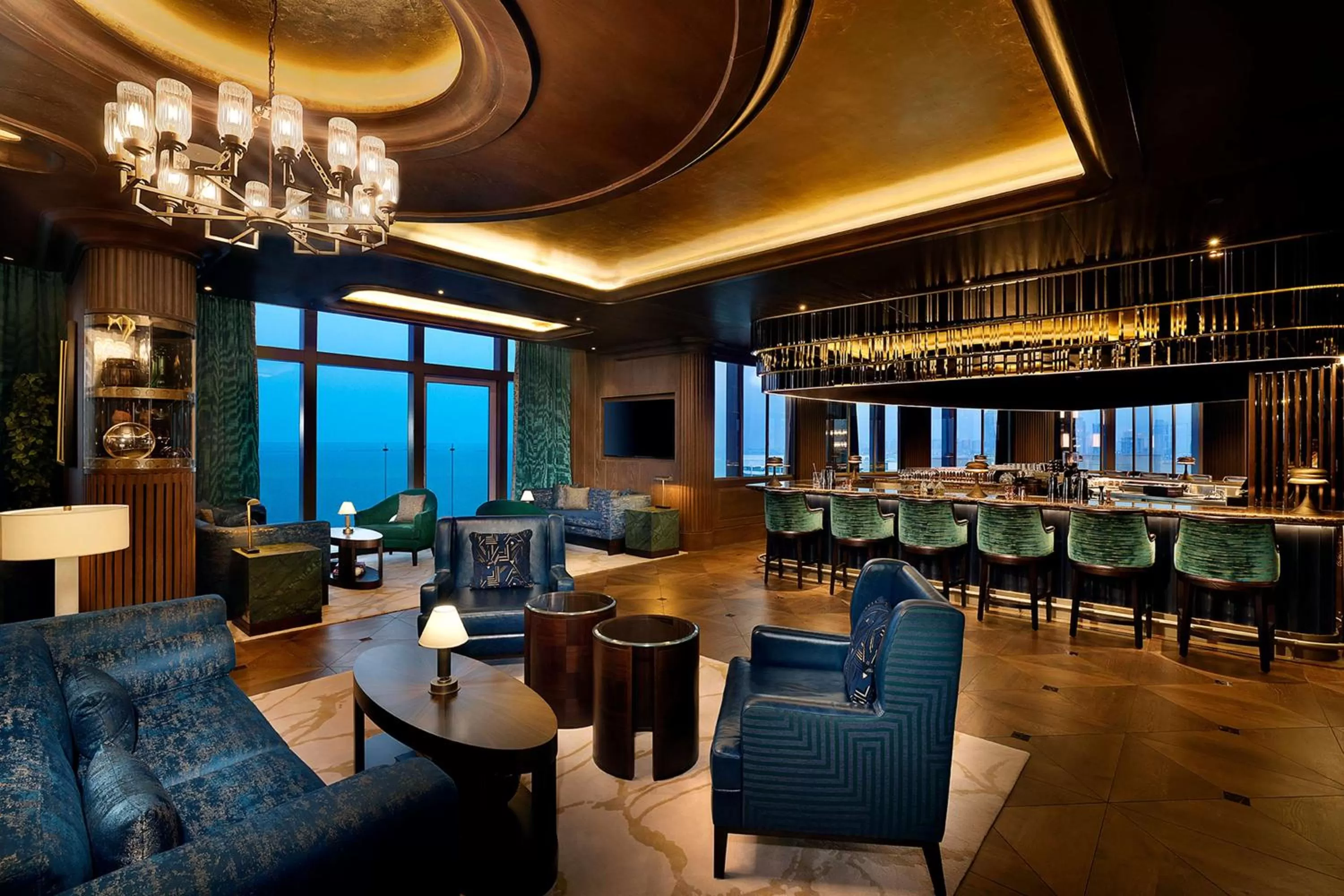 Dining area in Waldorf Astoria Doha Lusail