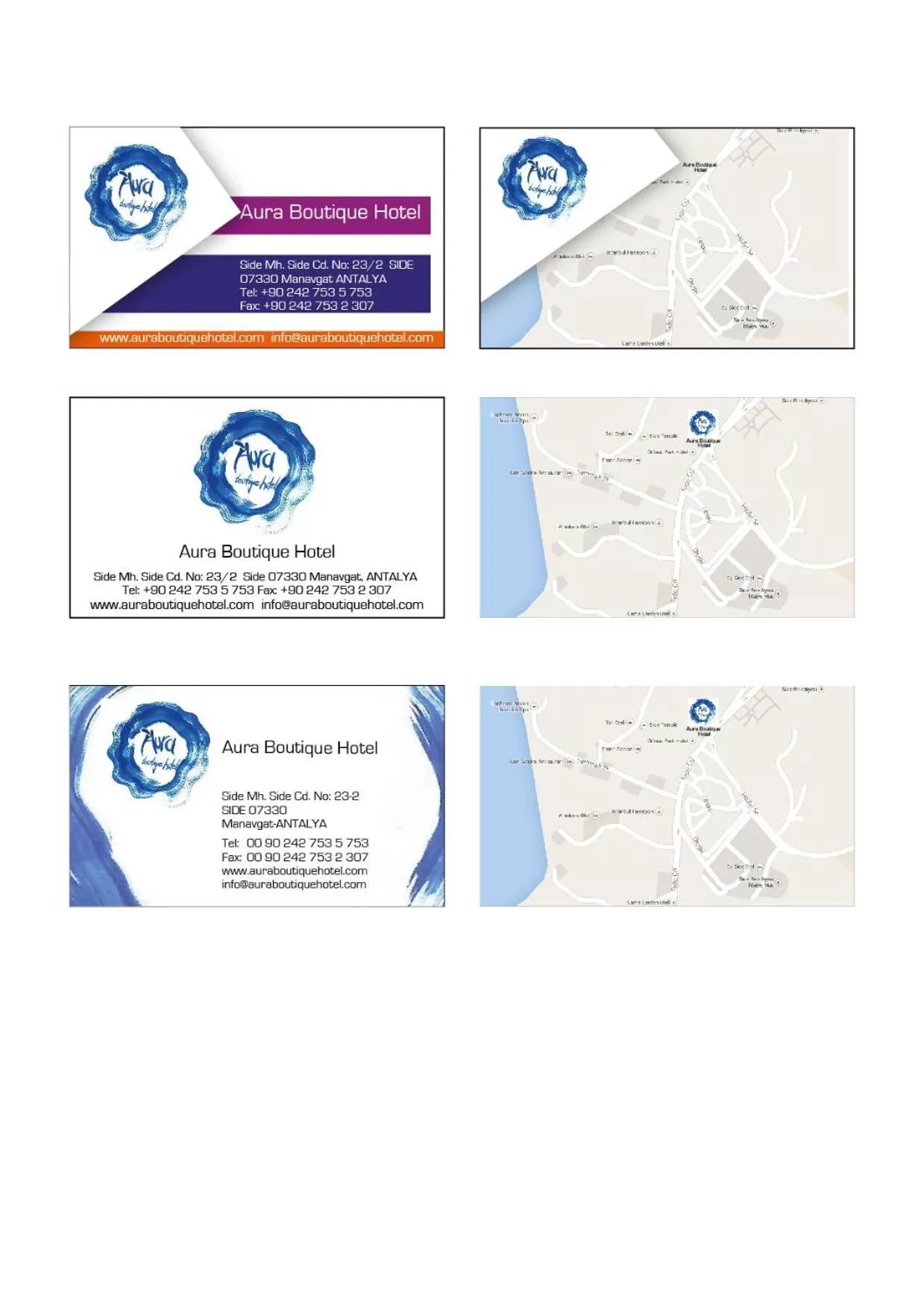 Property logo or sign in Aura Boutique Hotel