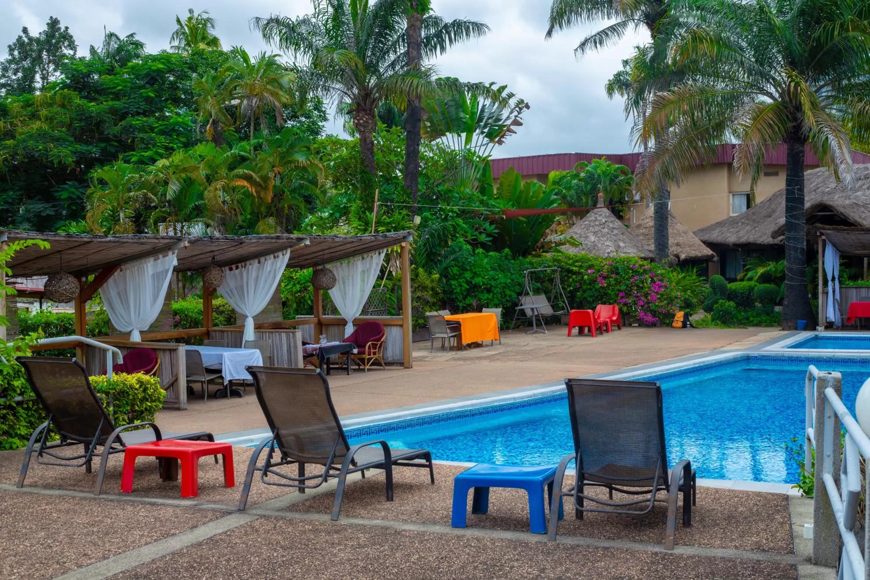 Swimming pool in Hotel Le Marly