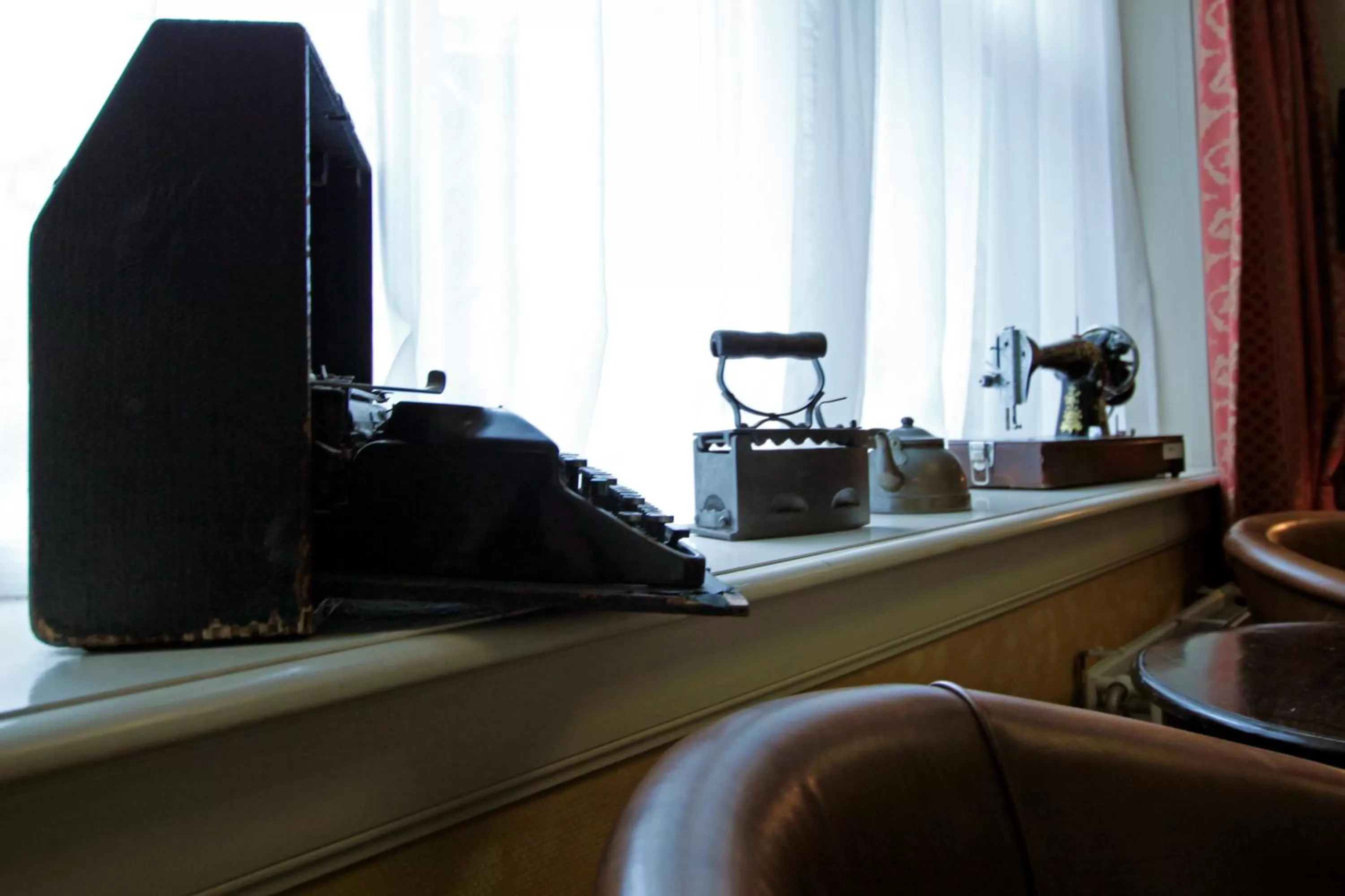 Decorative detail in A-Train Hotel