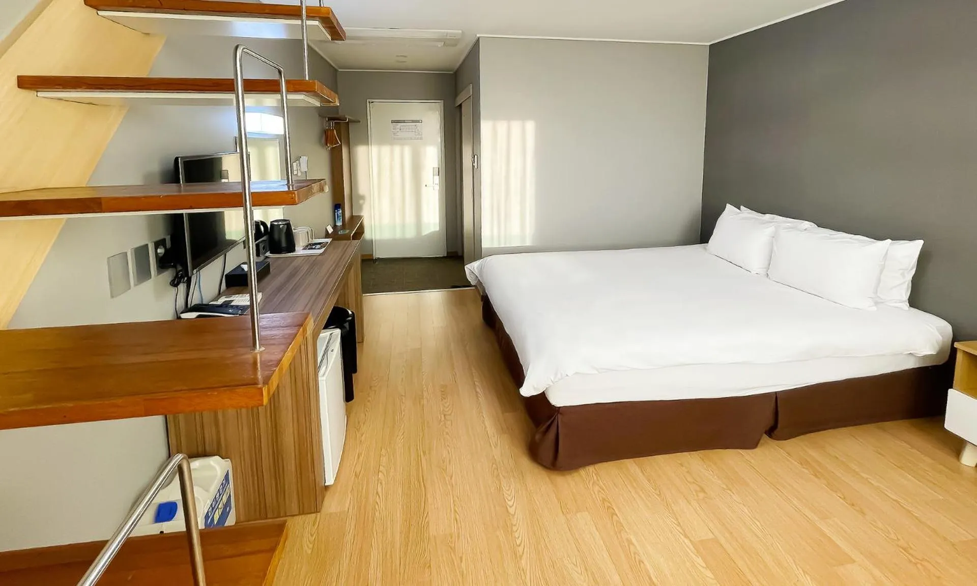 Bed in Pampas Hotel Jeju