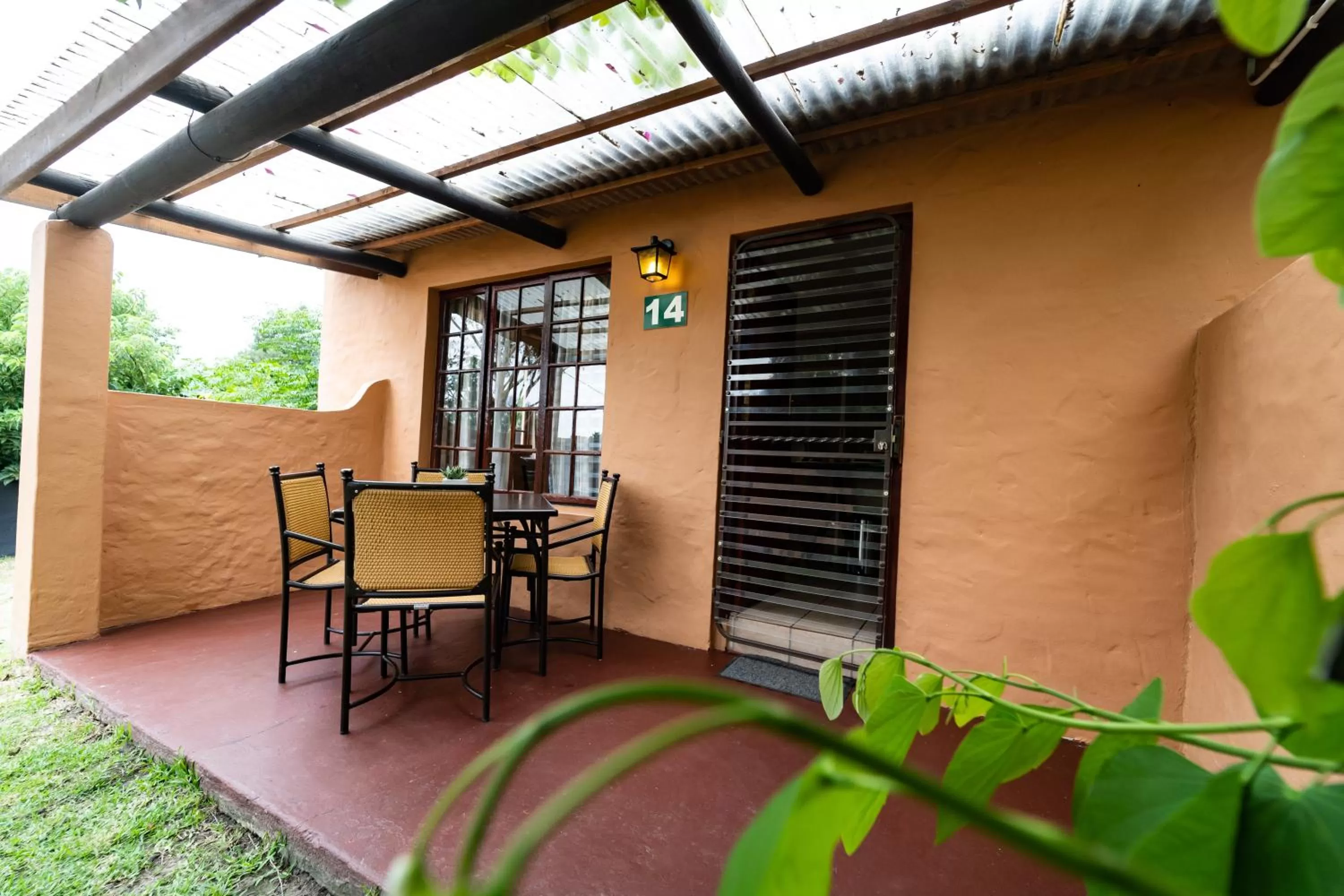 Patio in Gooderson Knysna Chalets