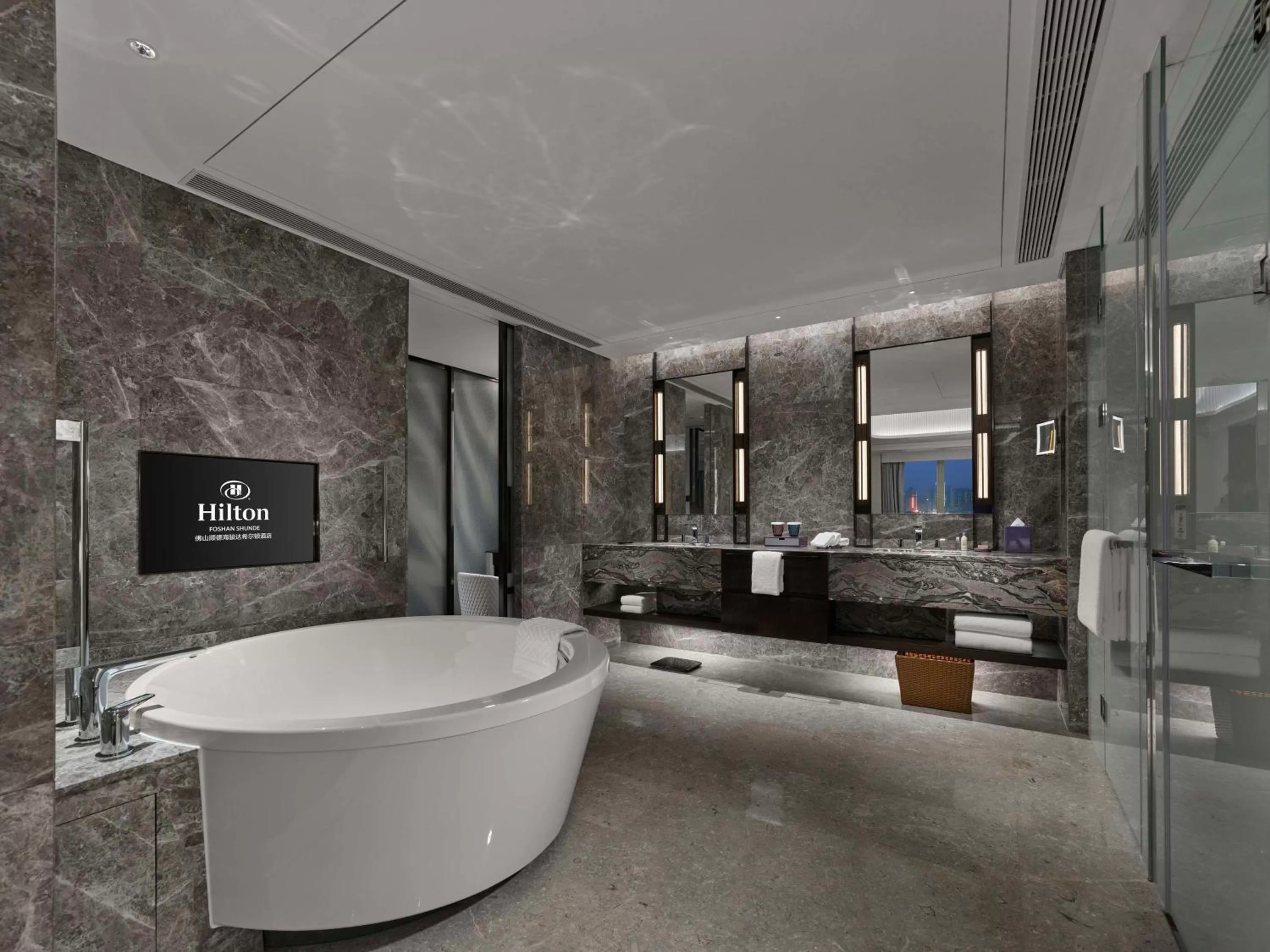 Bathroom in Hilton Foshan Shunde