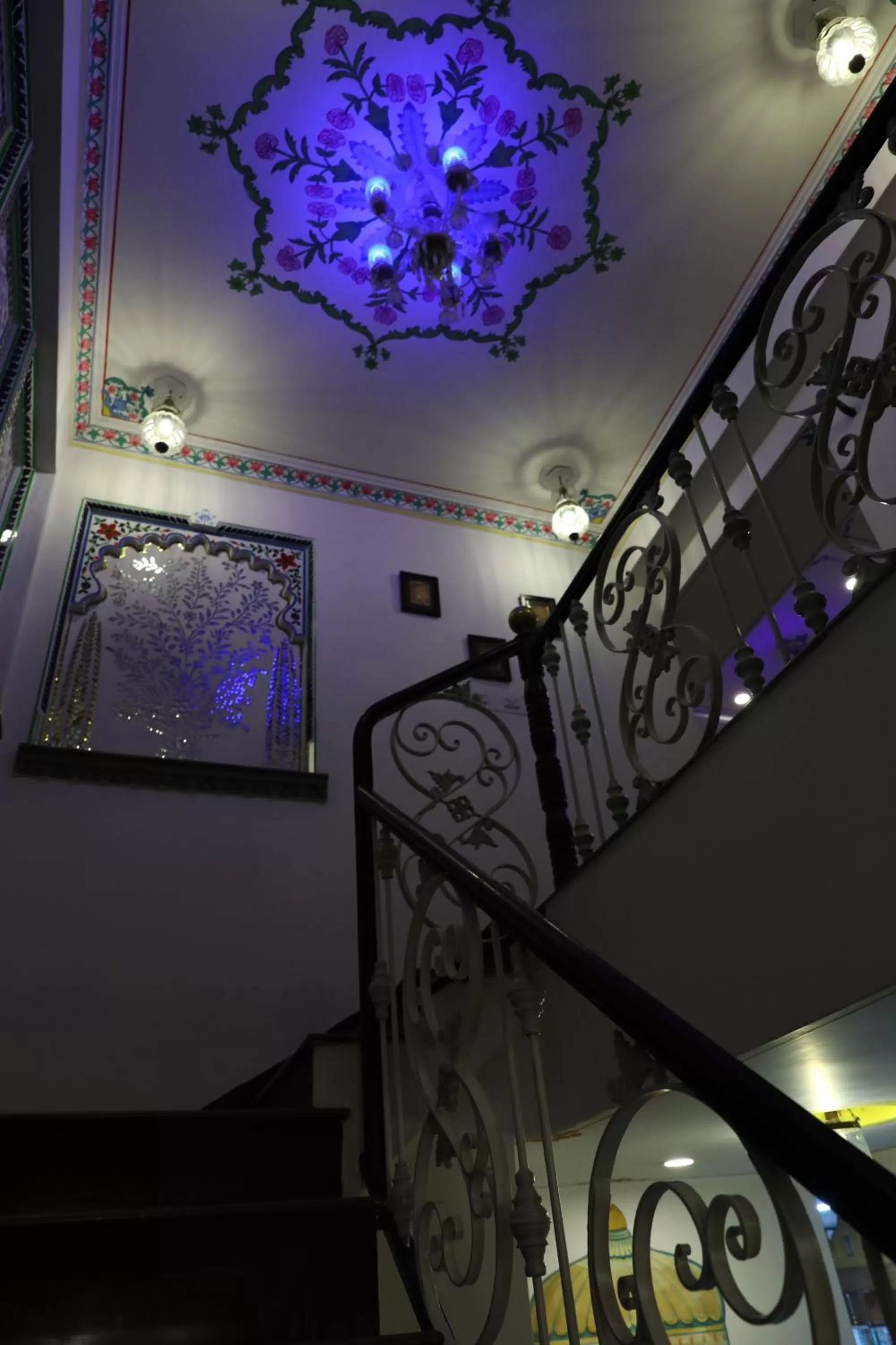 Lobby or reception in Hotel Mewar Haveli - At Lake Pichola