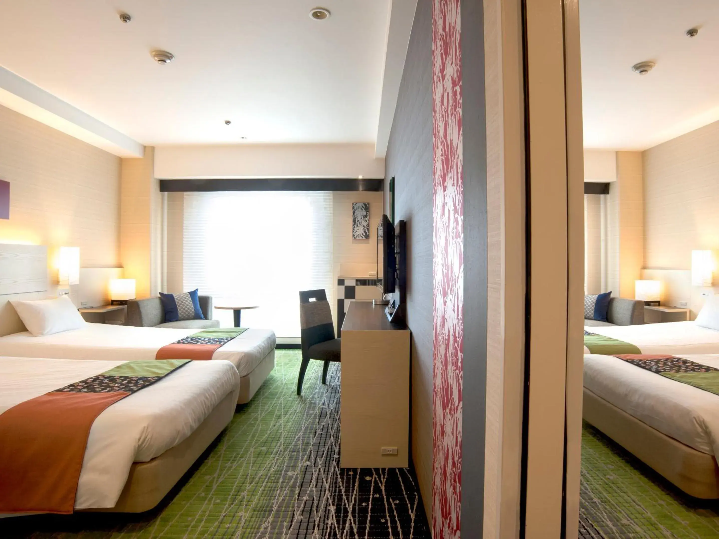 Two Connecting Twin Rooms (4 Adults) - Non-Smoking in Hotel New Hankyu Kyoto Two Connecting Twin Rooms (4 Adults) - Non-Smoking in Hotel New Hankyu Kyoto