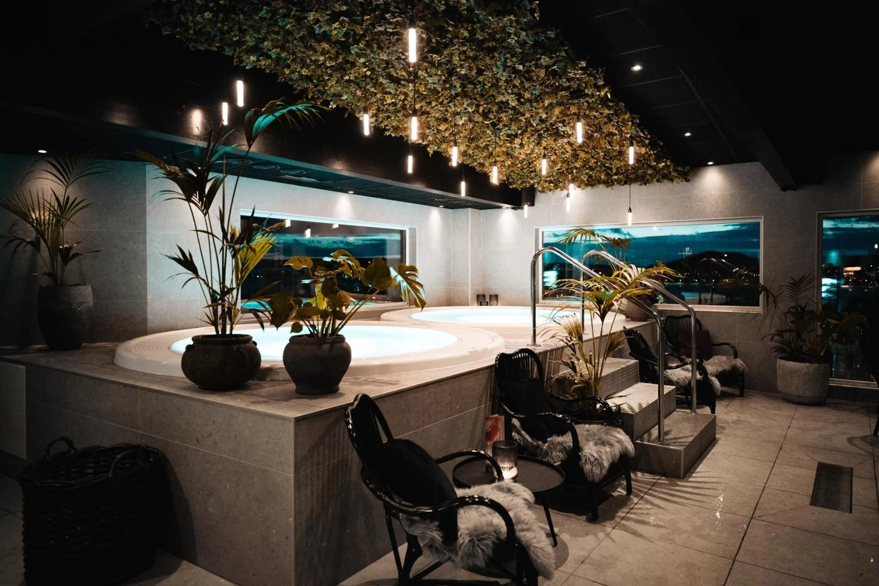 Pool view in Hotell Östersund