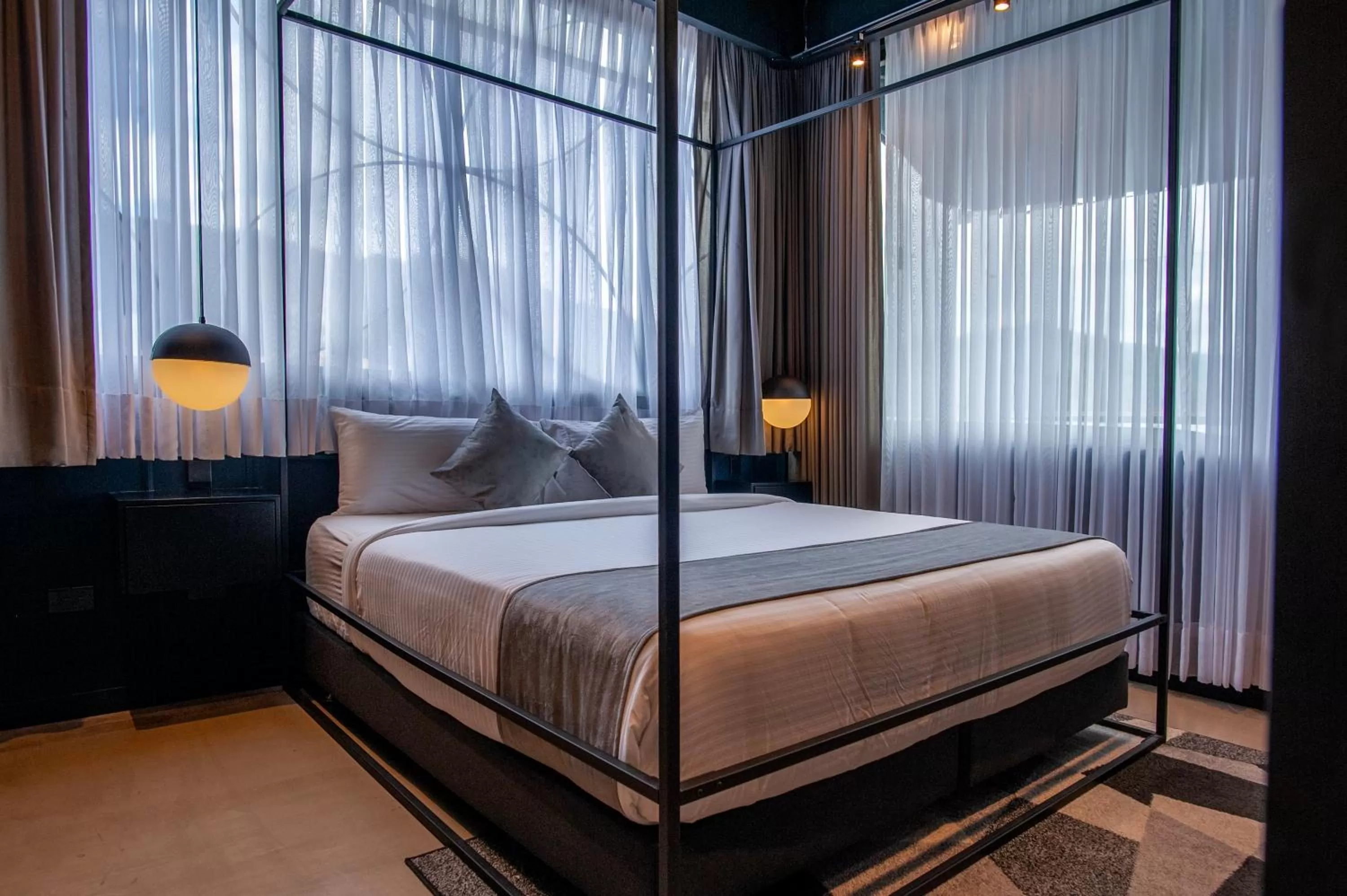 Bed in Hemma Bogotá Country Luxury Suites Hotel