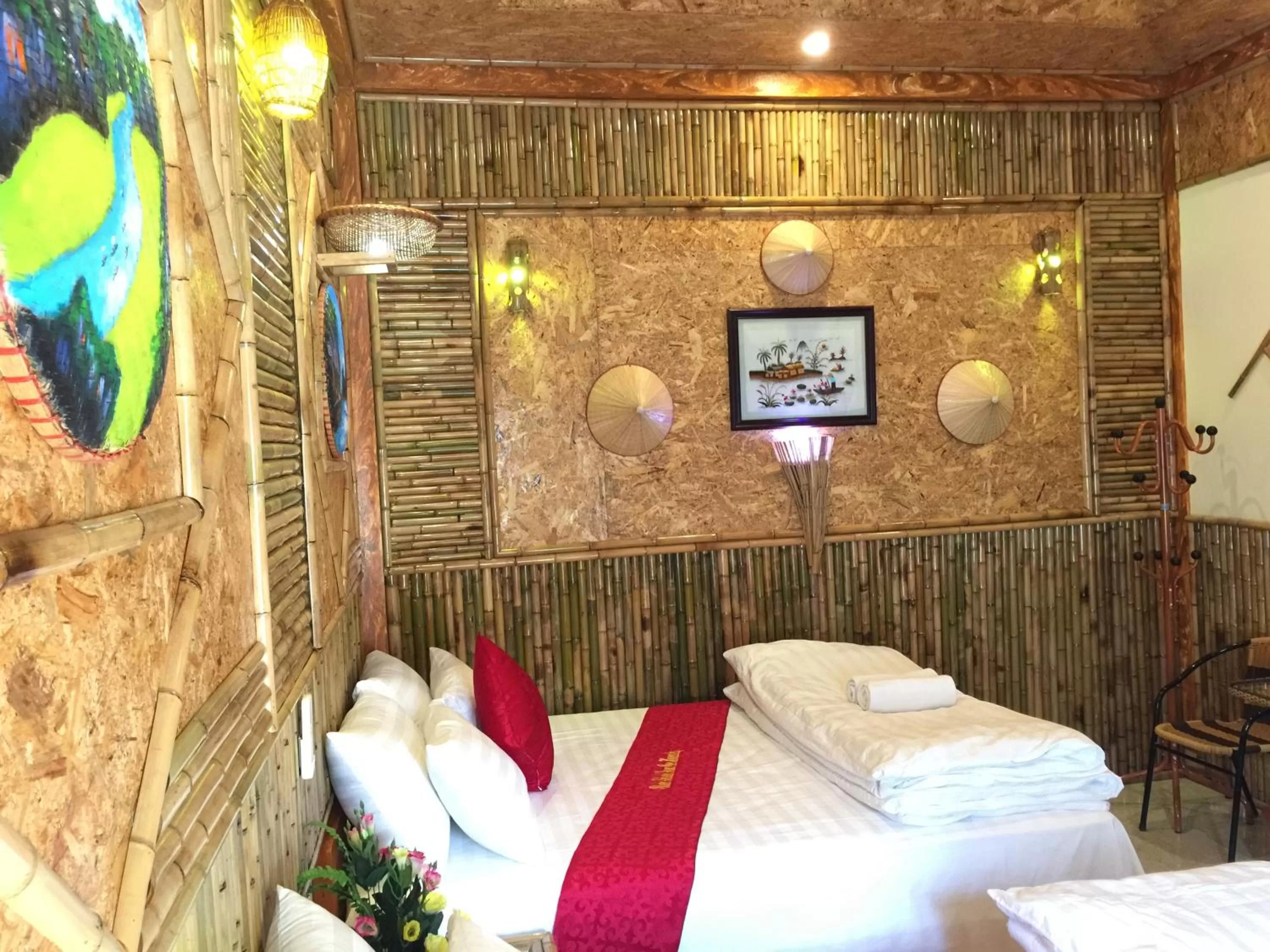 Bed in Tam Coc Vinh Thinh Homestay