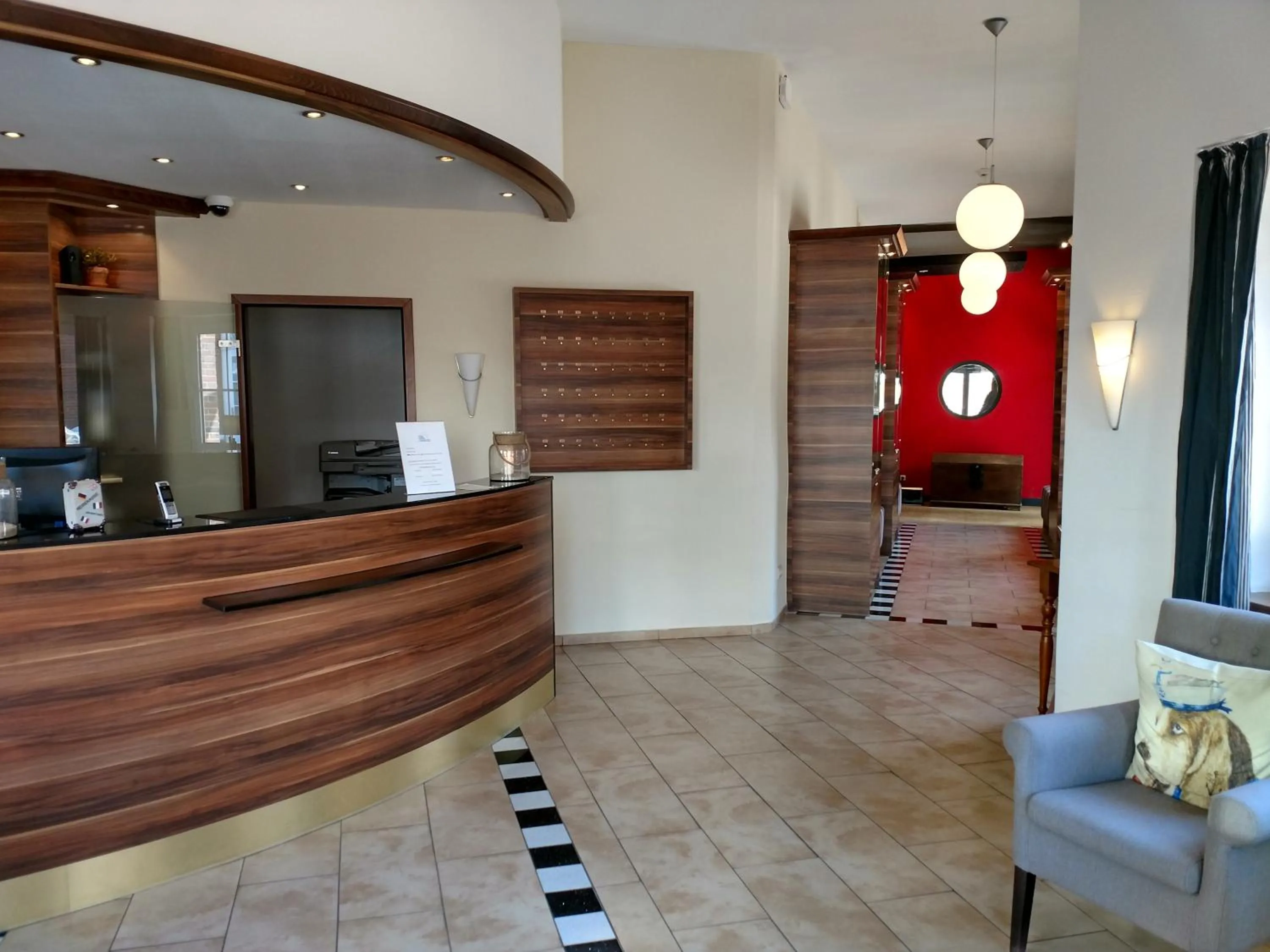 Lobby or reception in Inselhotel Langeoog