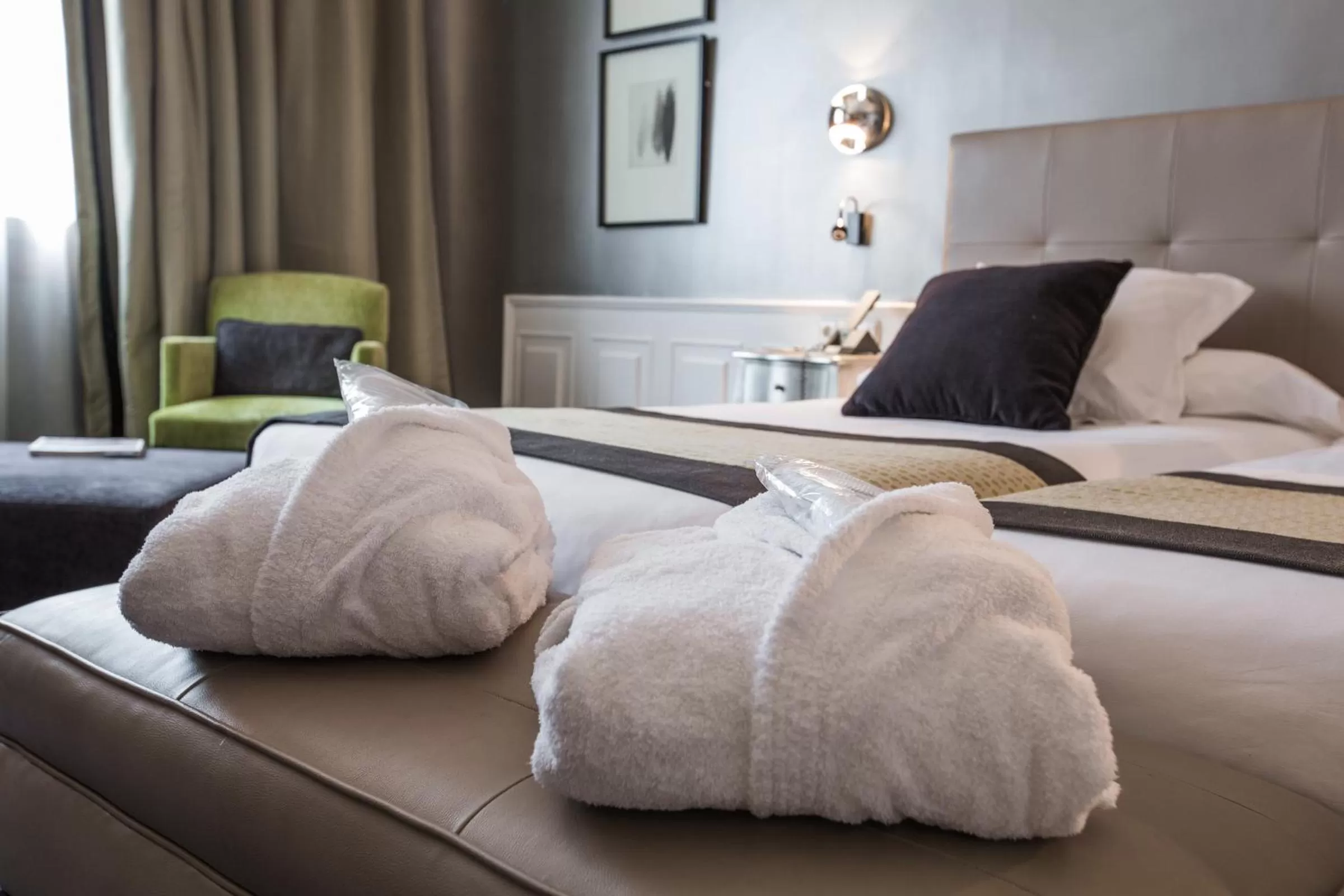 Decorative detail, Bed in Hotel Carlton