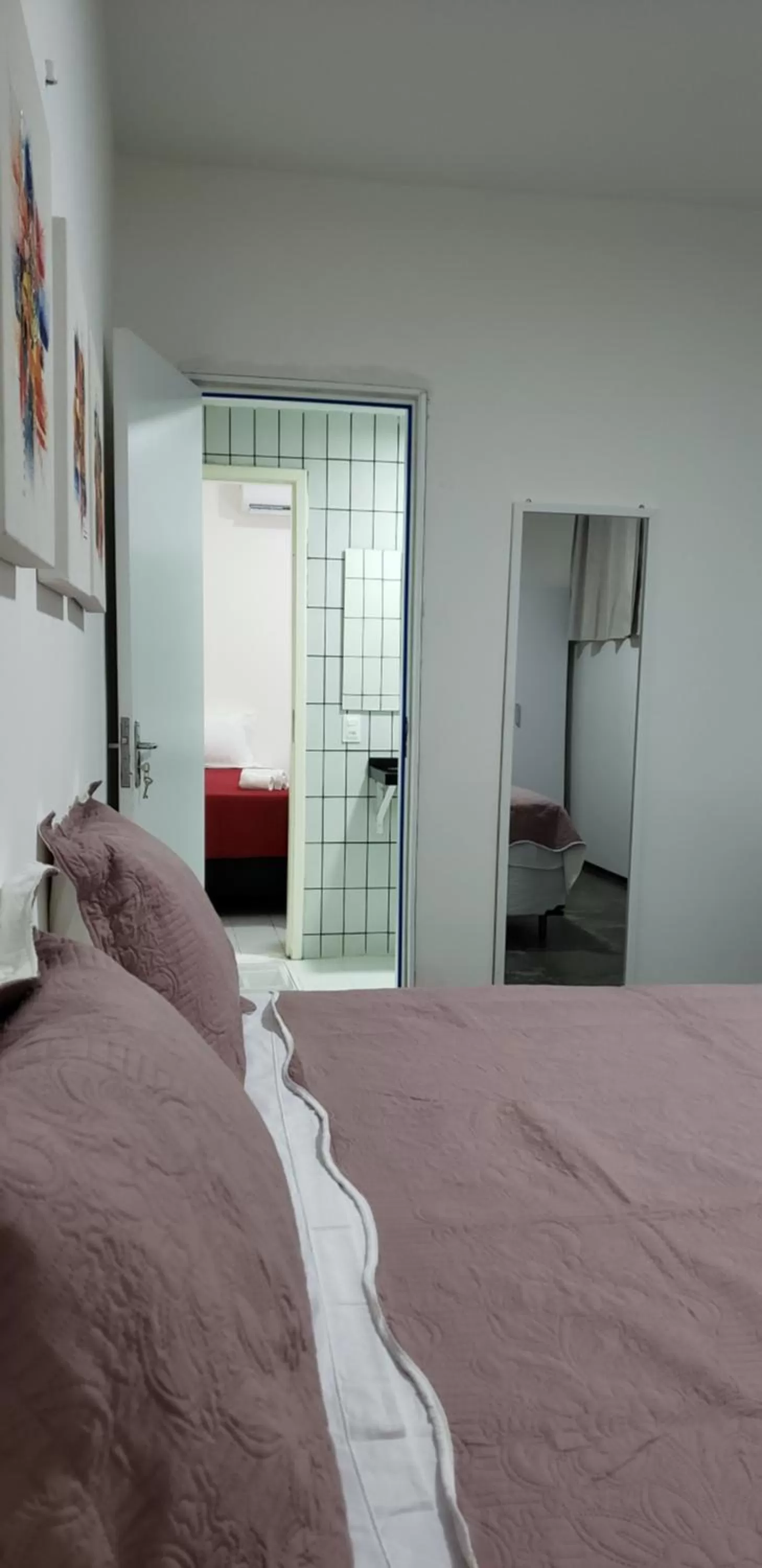 Bed in LIVE IN FORTALEZA HOTEL