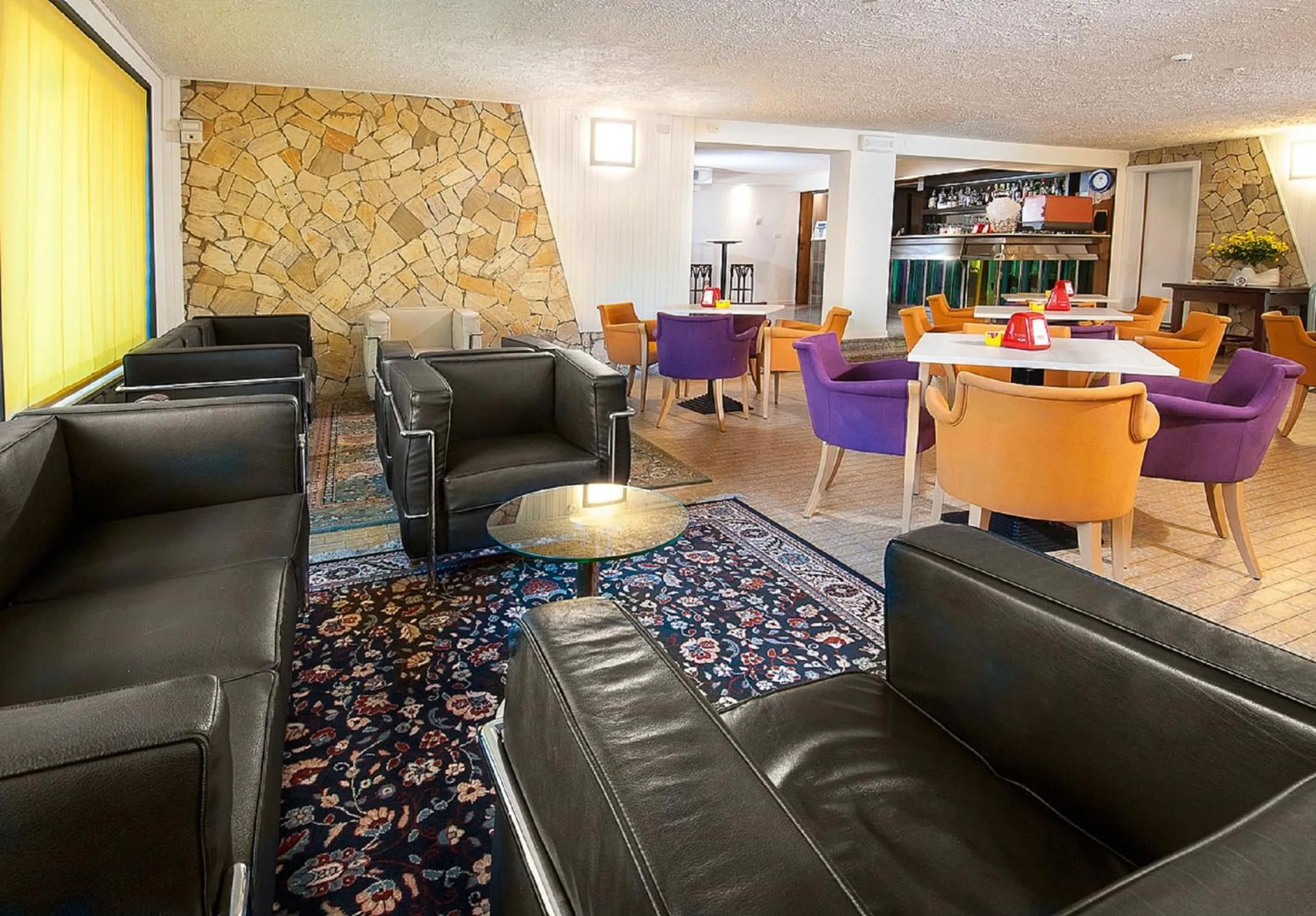 Lounge or bar in Hotel St. Moritz