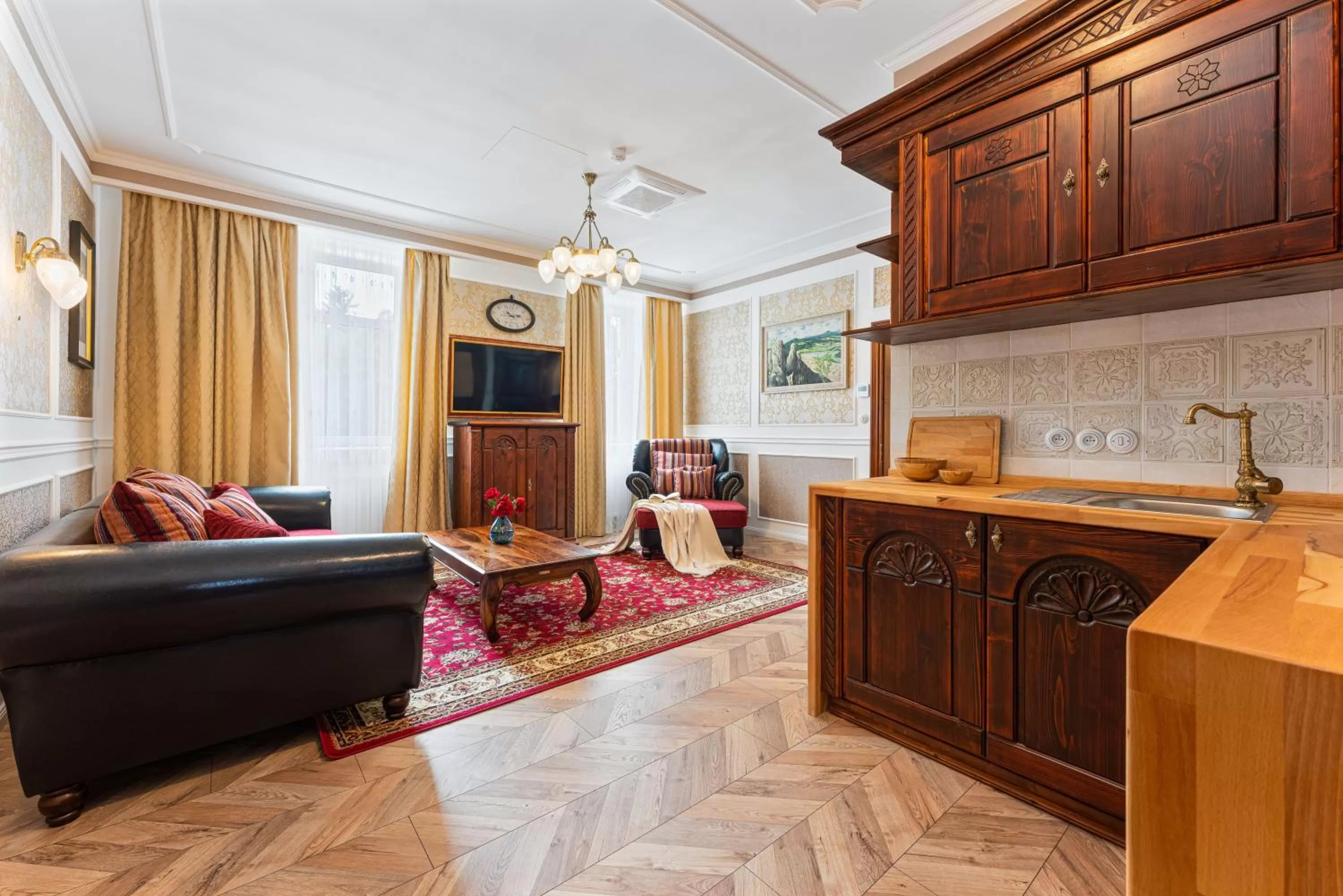 Kitchen/Kitchenette in Villa Libosad
