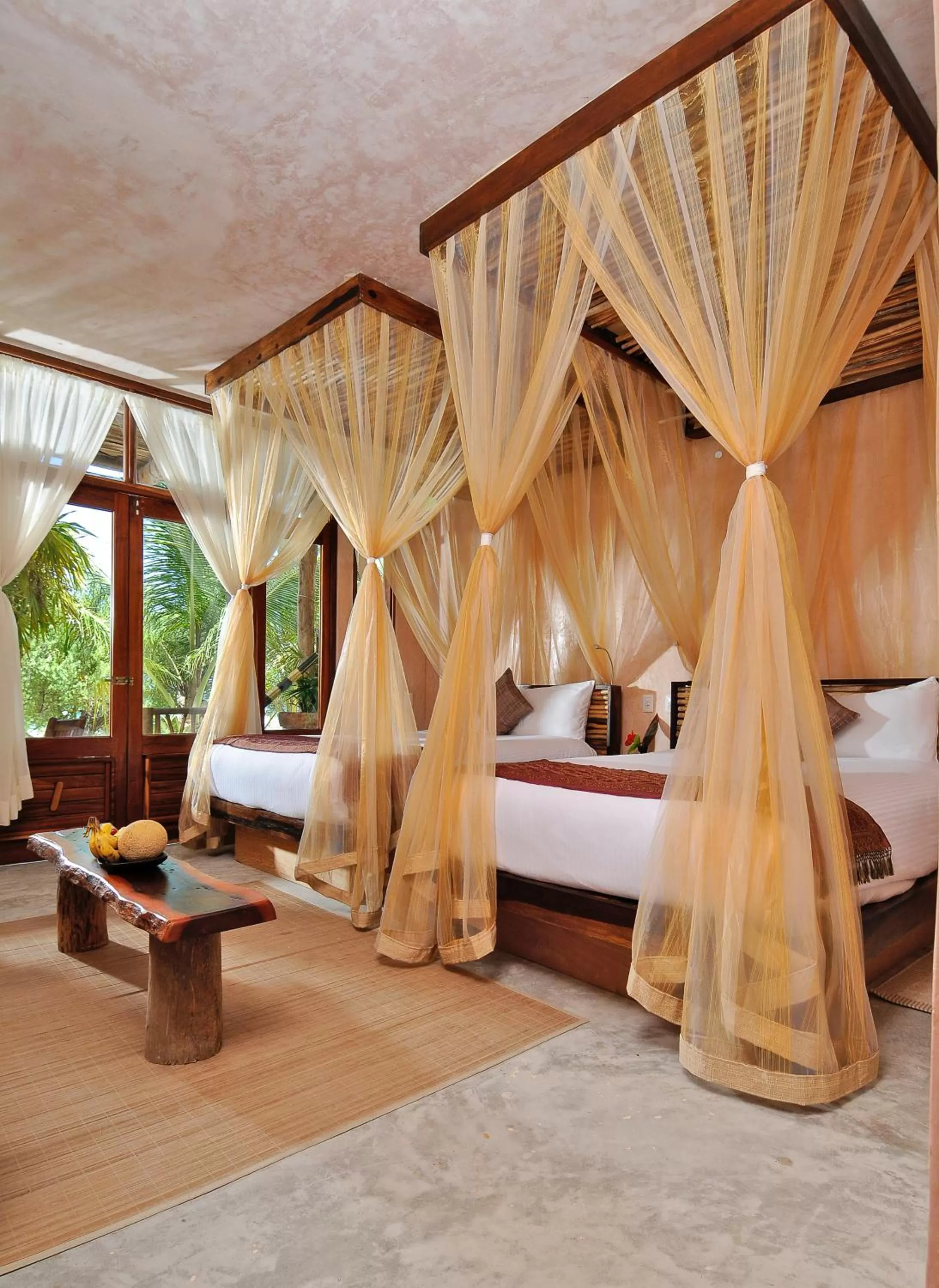 Day, Bed in Ahau Tulum - Beachfront Hotel