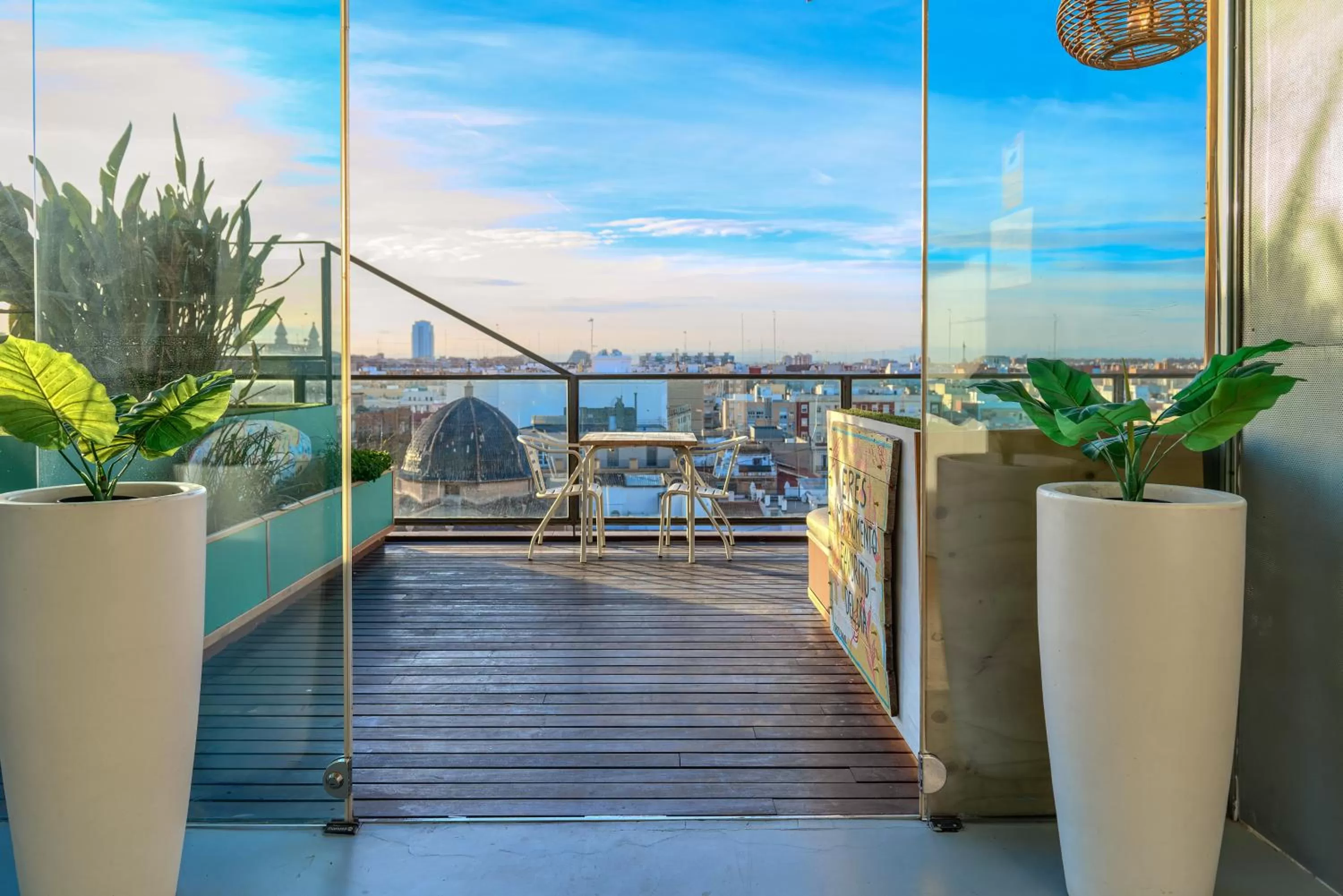 Balcony/Terrace in Sea You Hotel Port Valencia