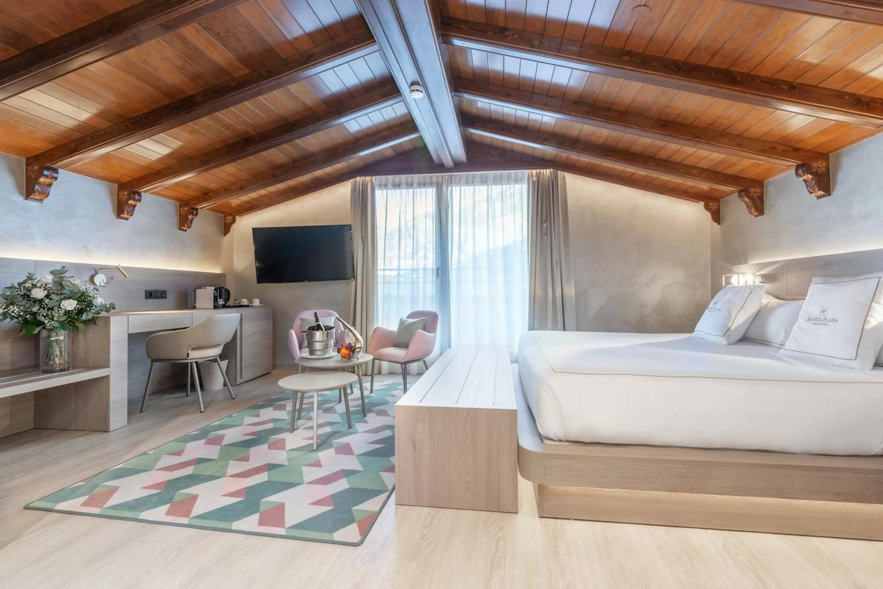 Bed in Grand Plaza Hotel & Wellness