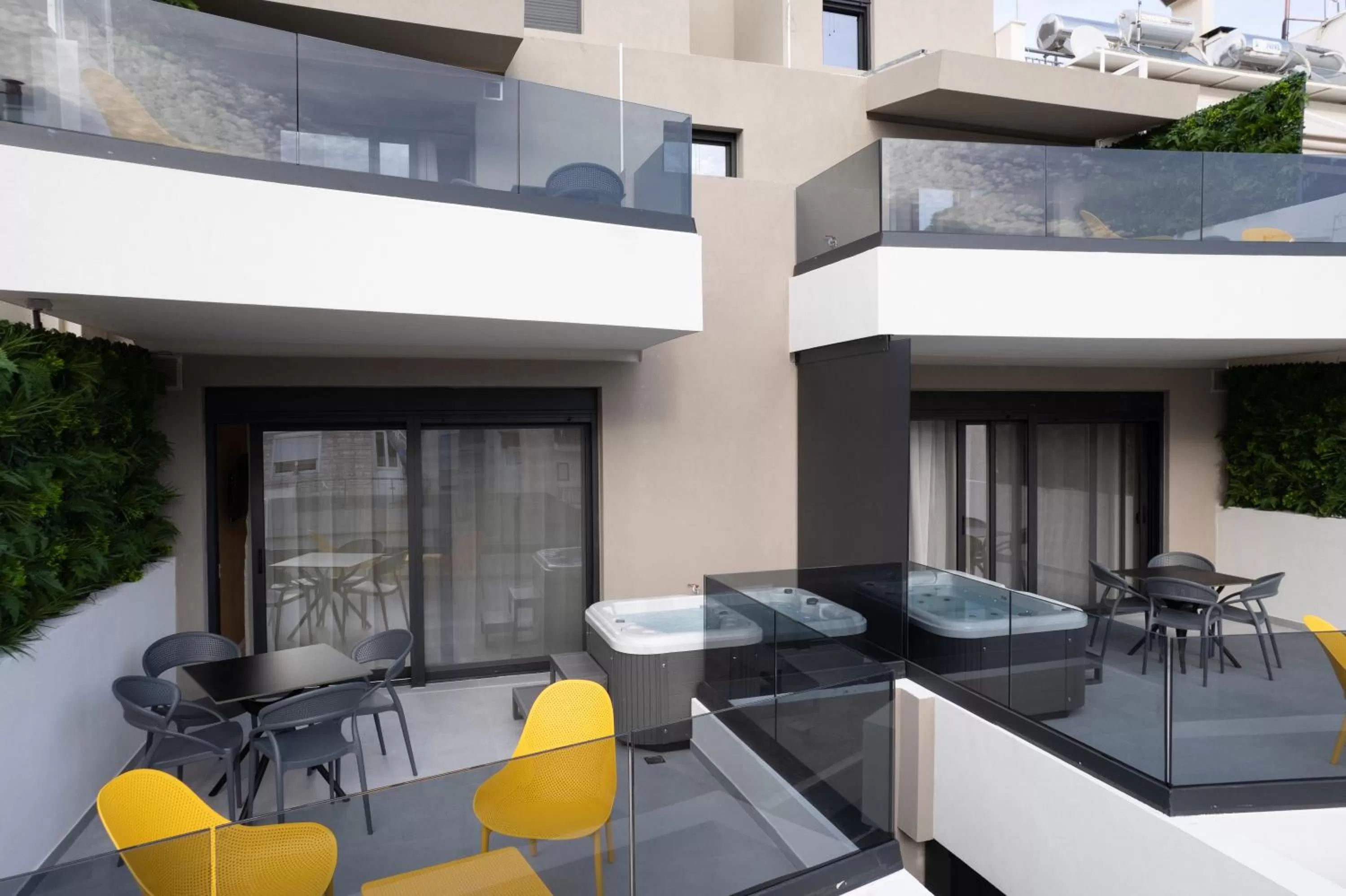 Patio in Incanto Boutique Suites - Neos Kosmos