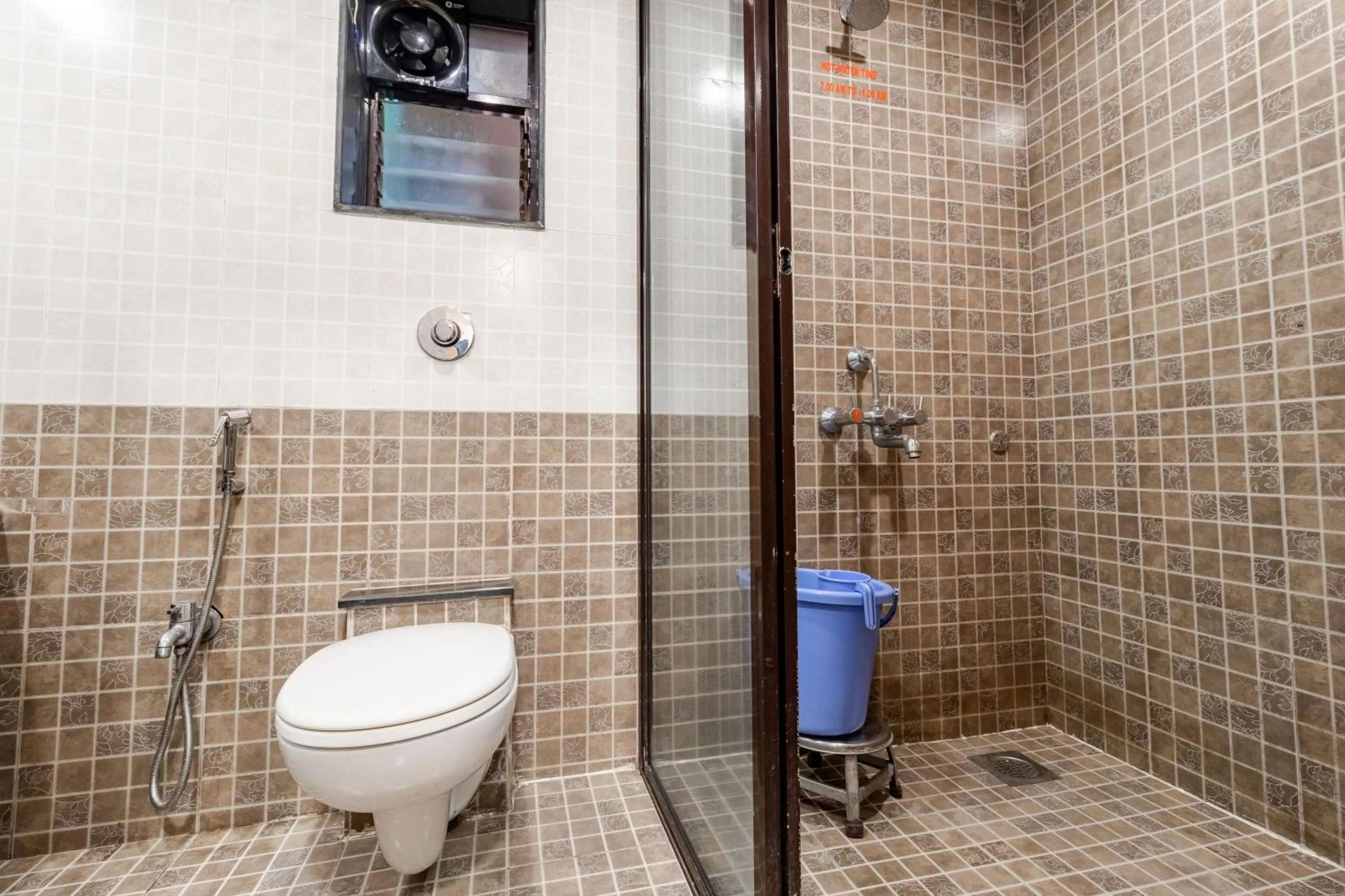 Shower in Hotel Vyankatesh & Pure Veg Restaurant