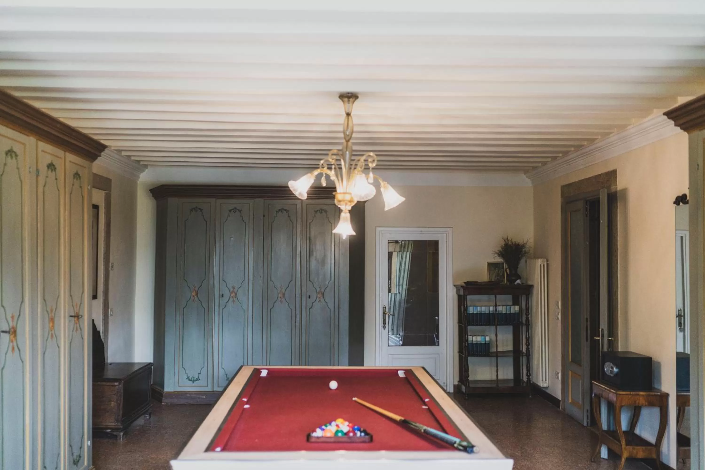 Billiard in Villa Stecchini
