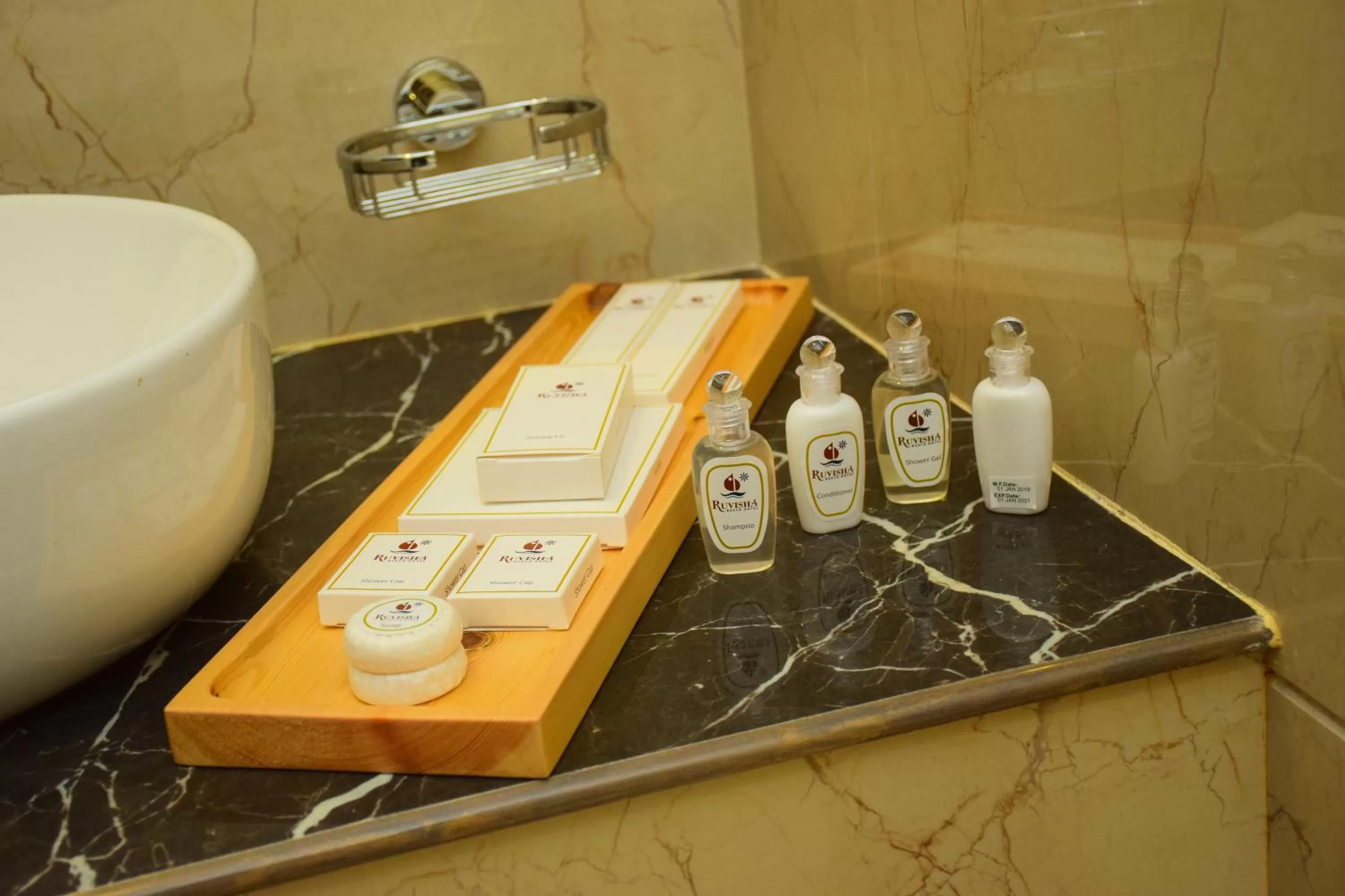 Bathroom in Ruvisha Beach Hotel