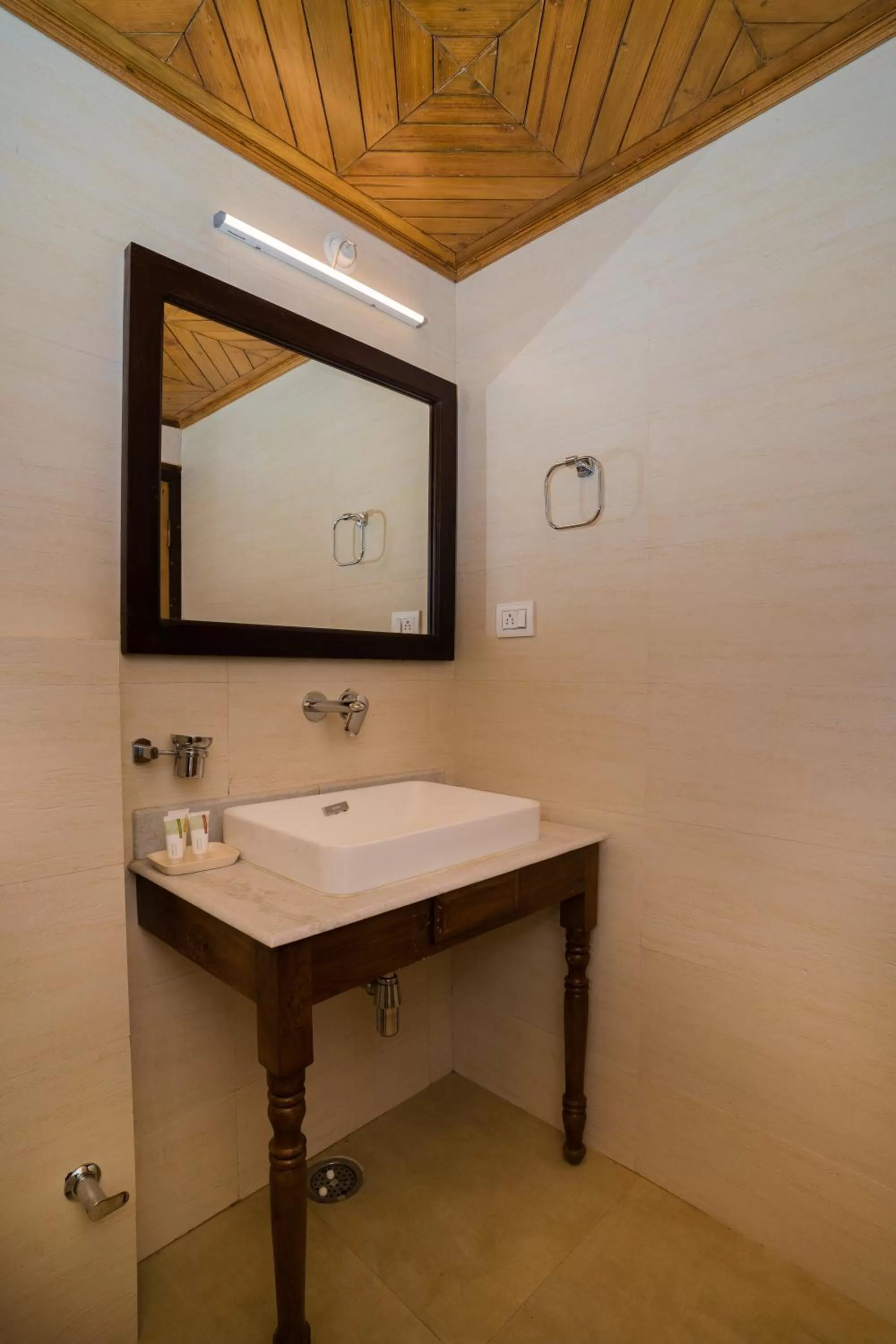 Bathroom in Bhikampur Lodge By Nine Hotels