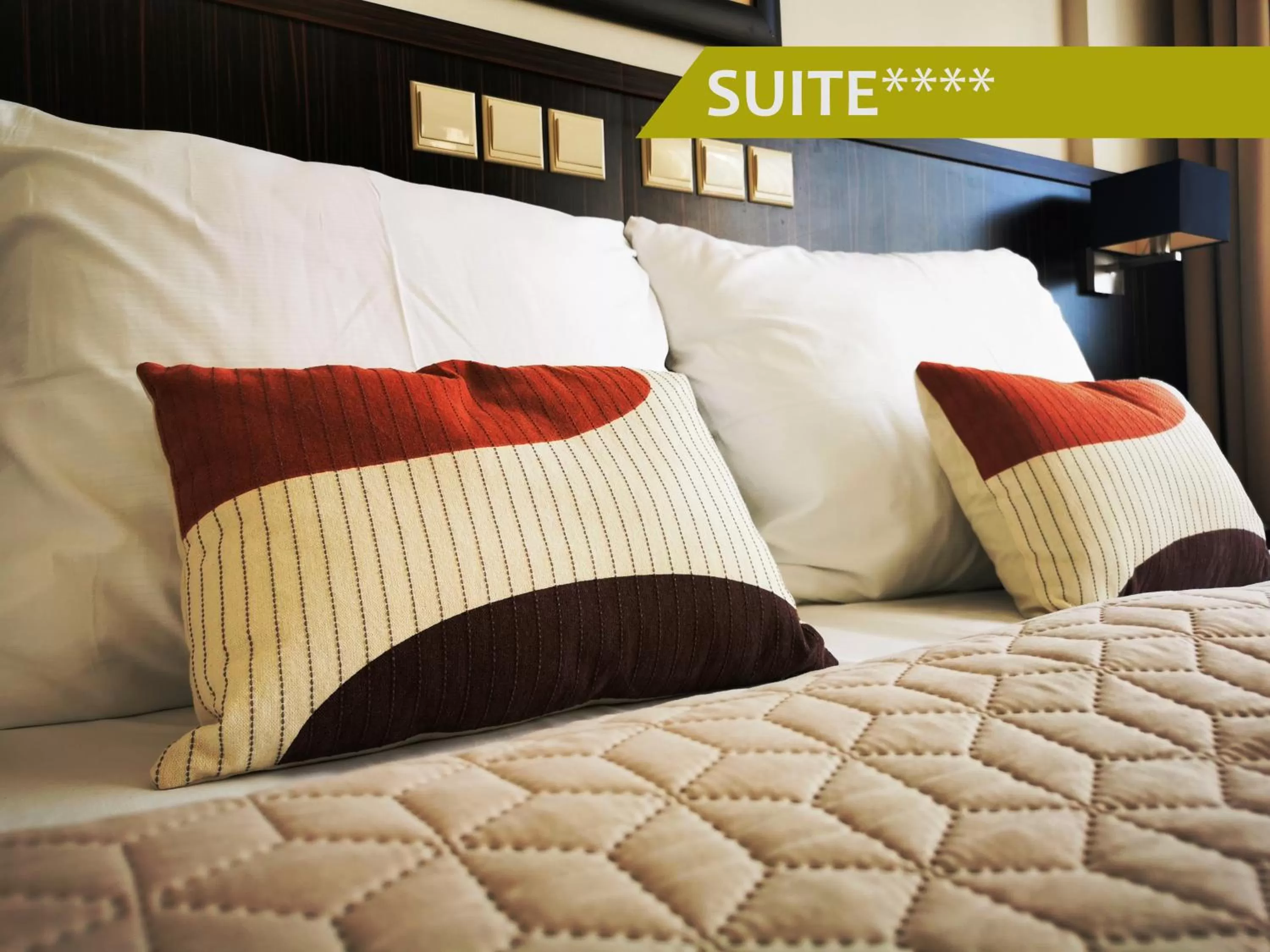 Bed in Hotel Ludmila