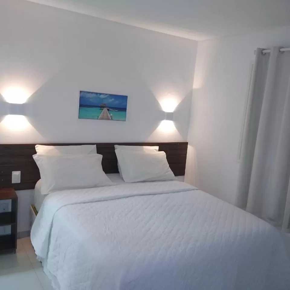 Bed in Pousada Galemares