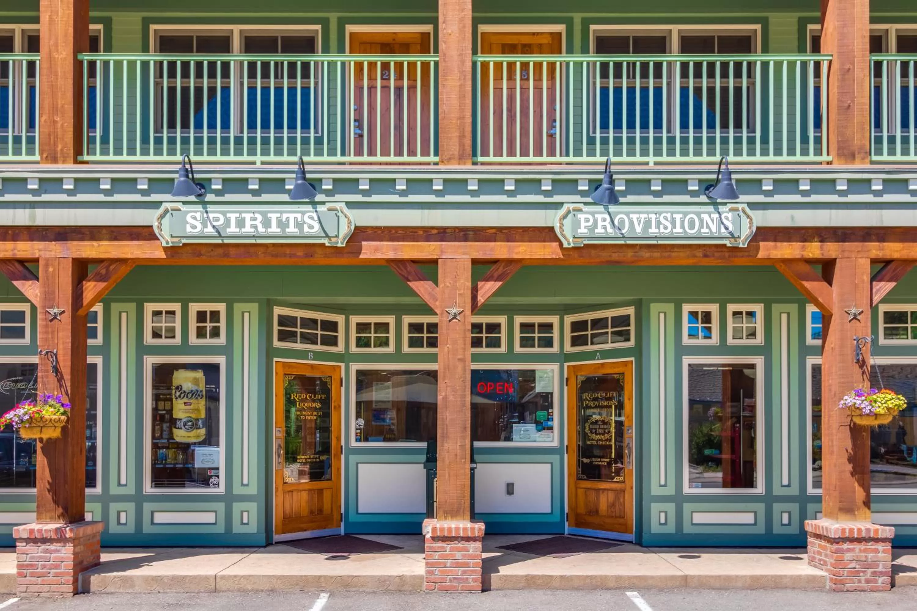 Property building in The Green Bridge Inn