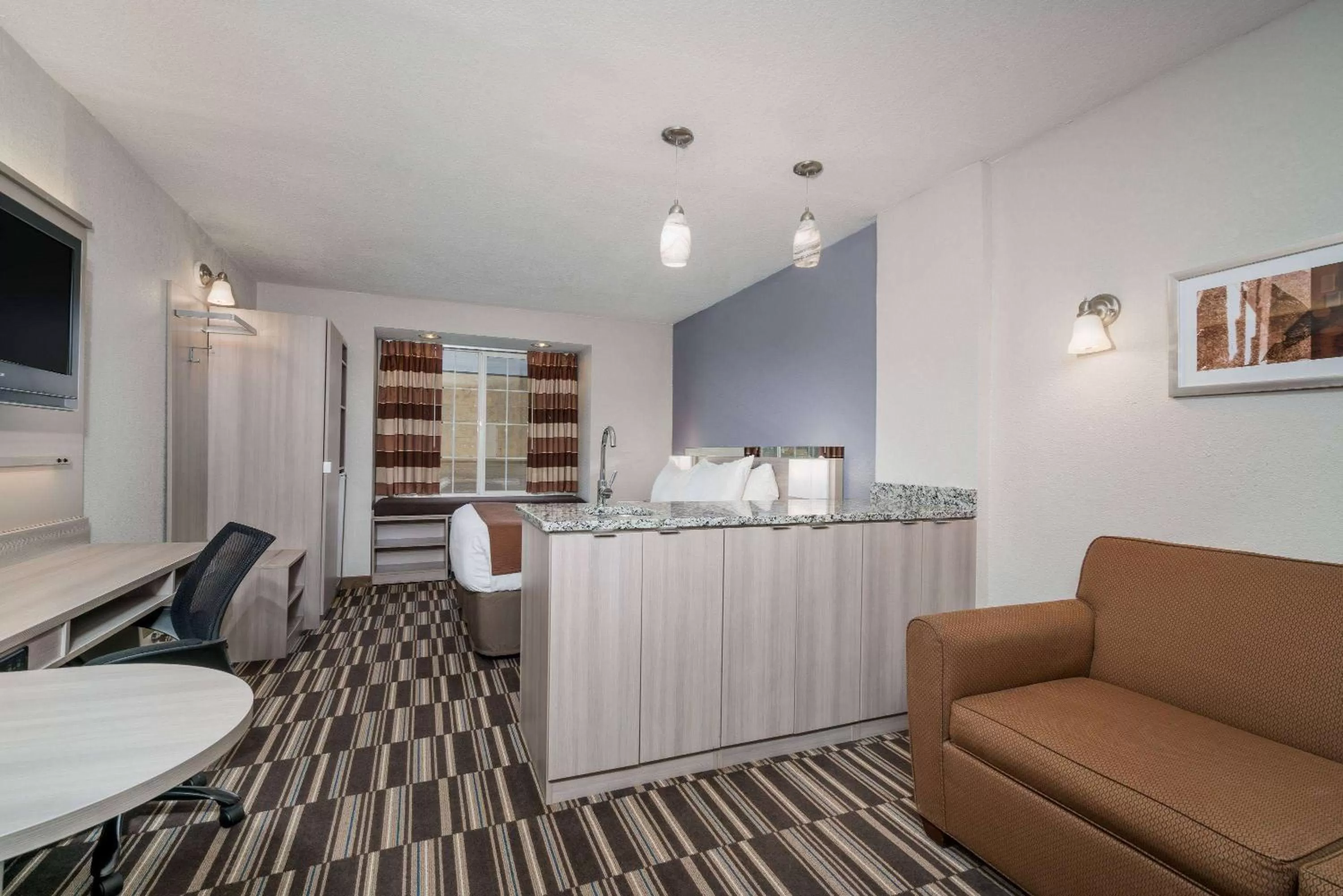 Photo of the whole room in Microtel Inn & Suites by Wyndham Rochester North Mayo Clinic