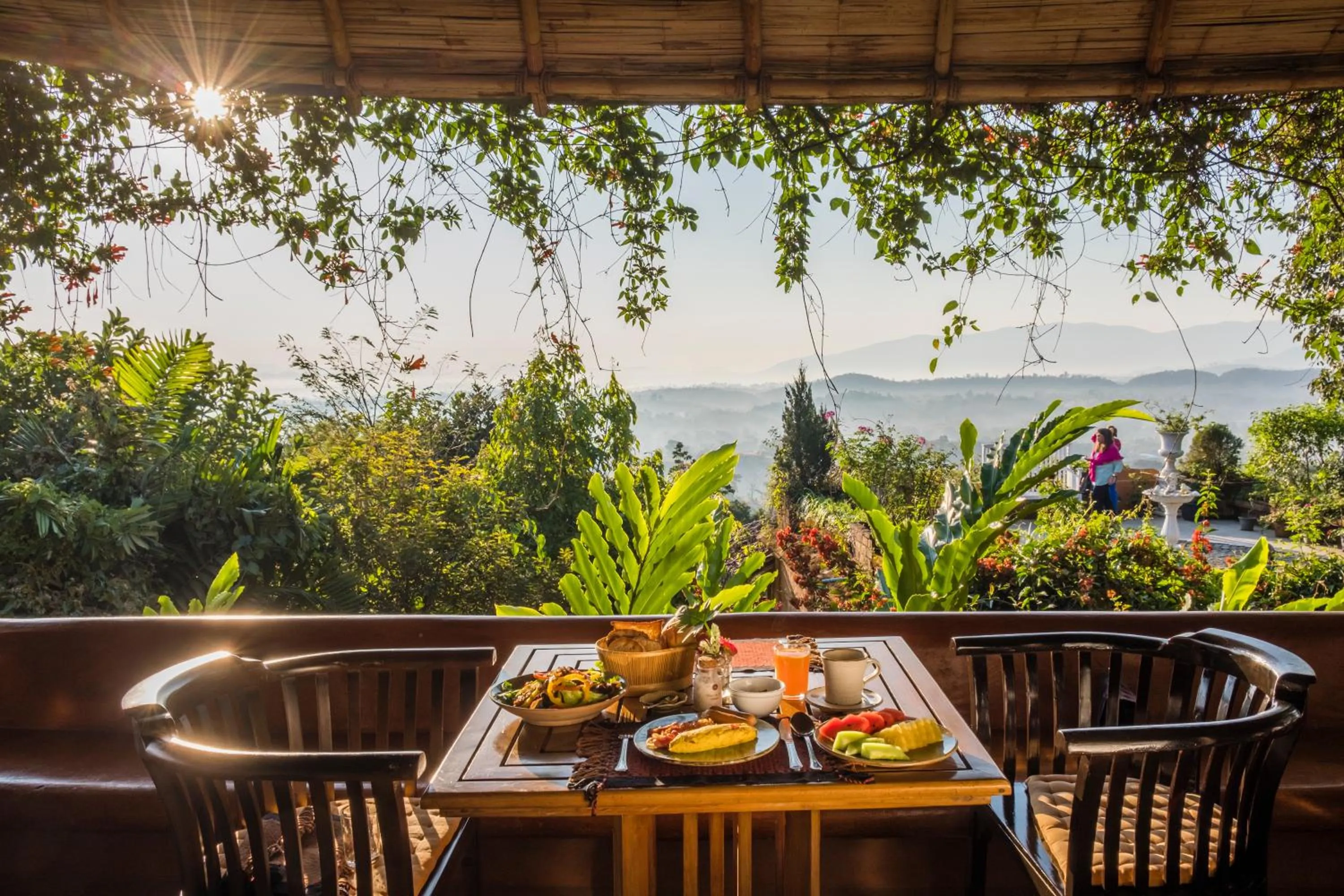 Buffet breakfast in Phu Chaisai Chiang Rai Mountain Resort