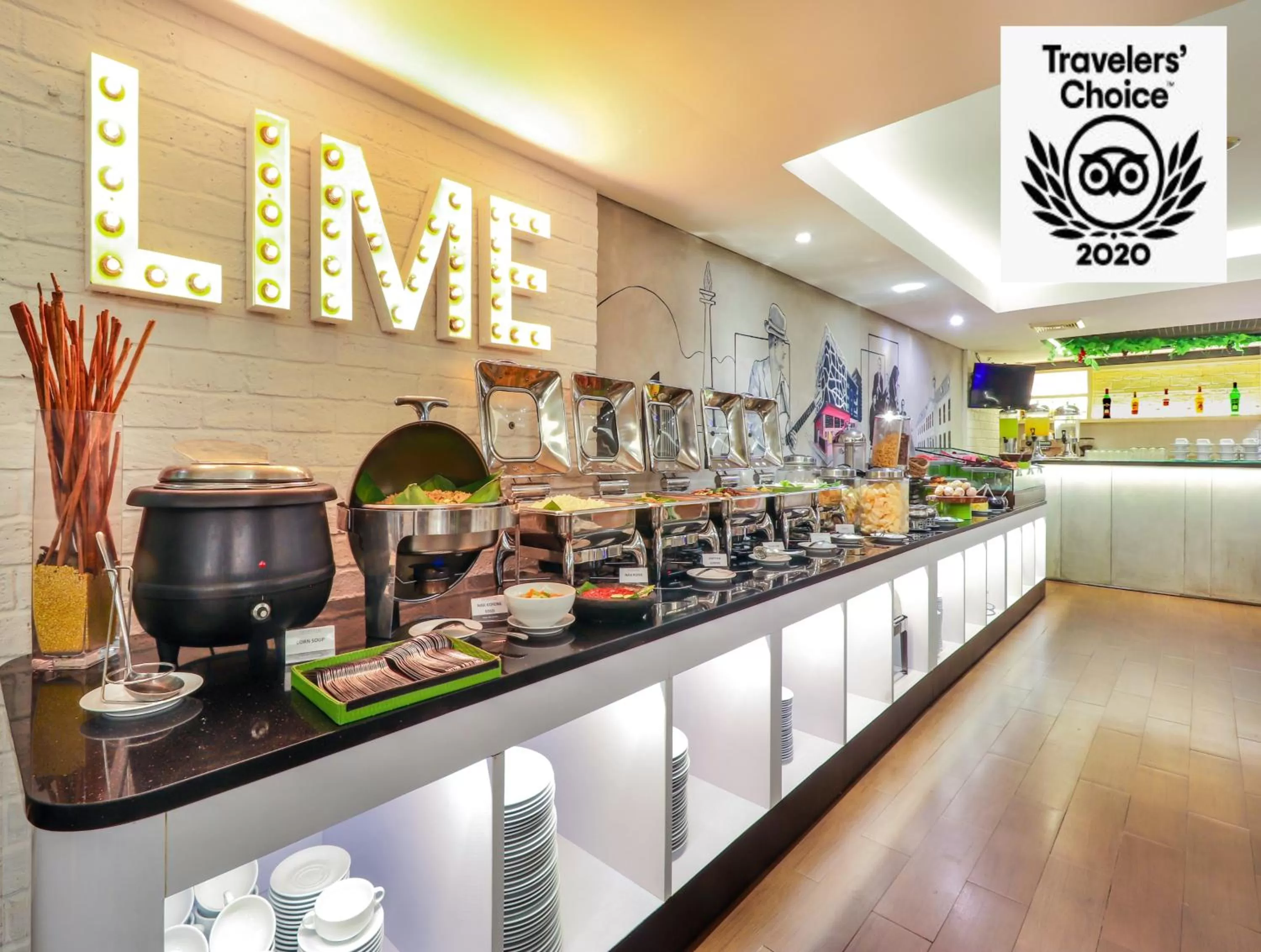 Buffet breakfast in favehotel Gatot Subroto Jakarta