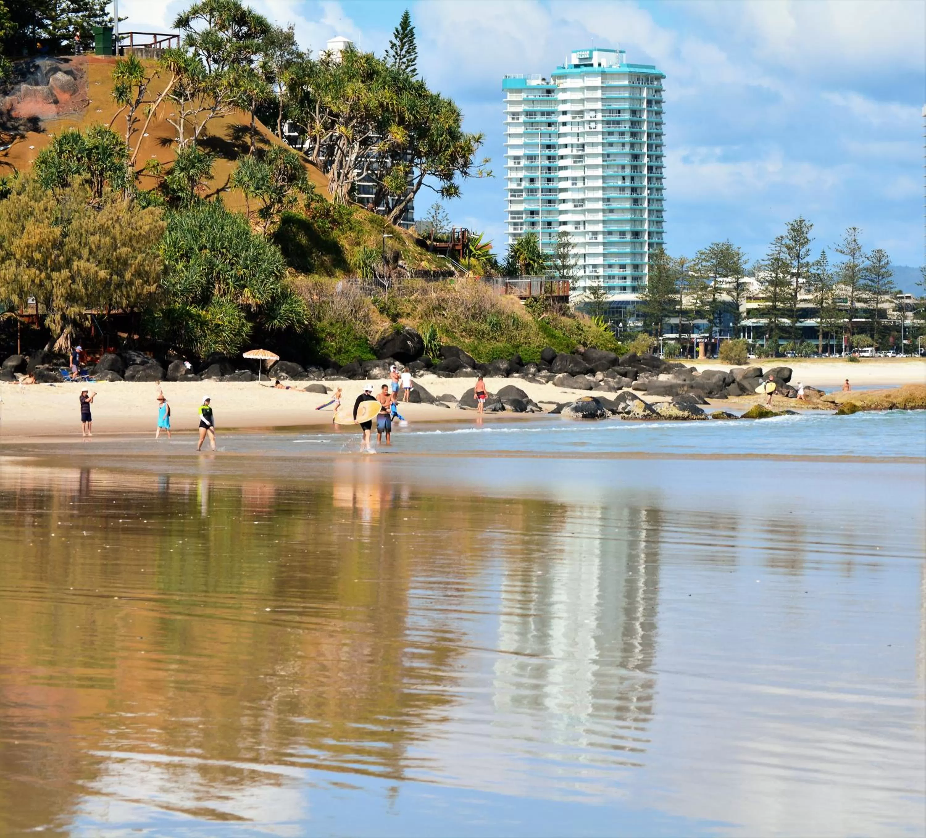 Property building in Ocean Plaza Resort