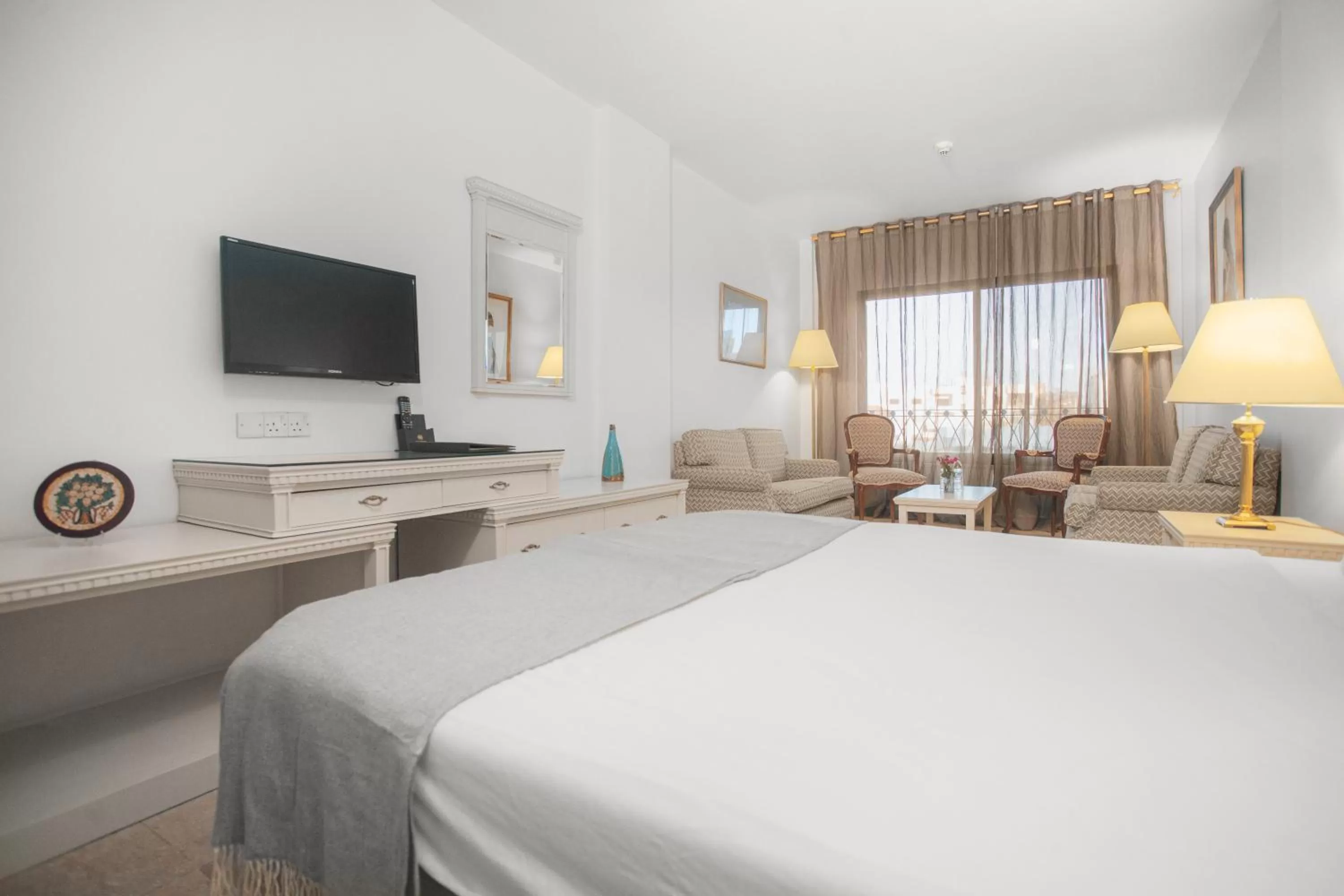 Bed in Grand Hotel Madaba