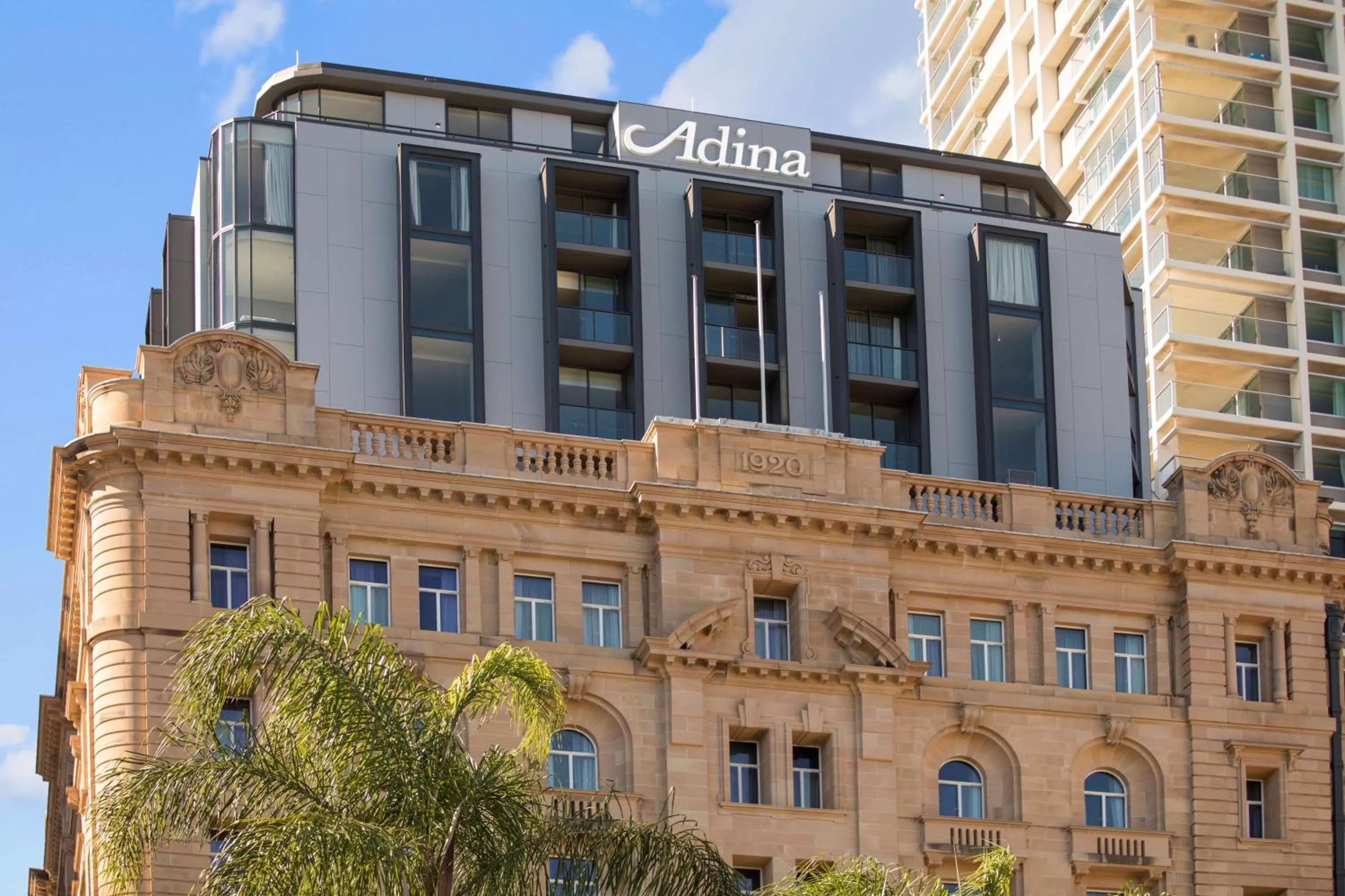 Property building in Adina Apartment Hotel Brisbane
