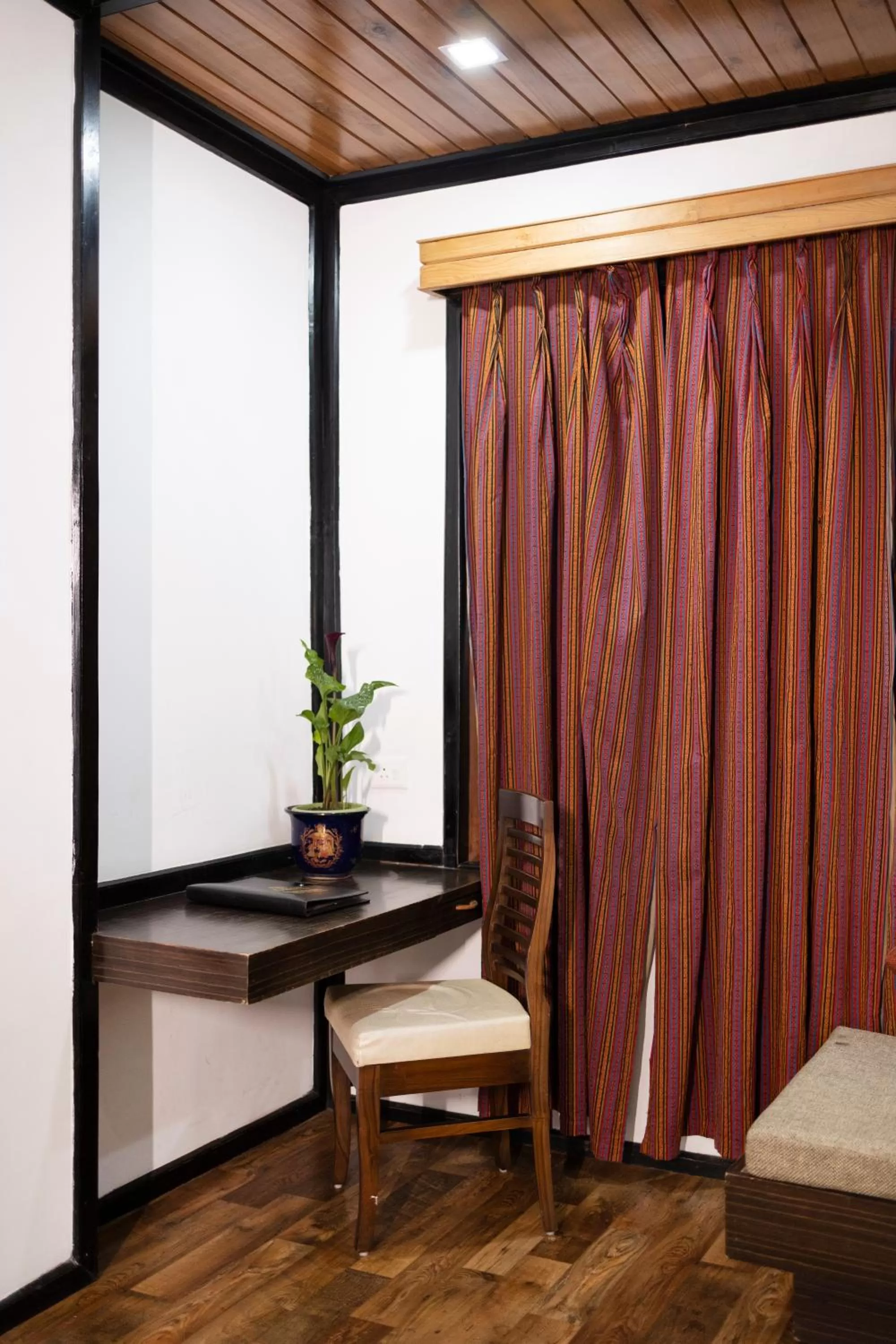 Seating area in Yangthang Heritage