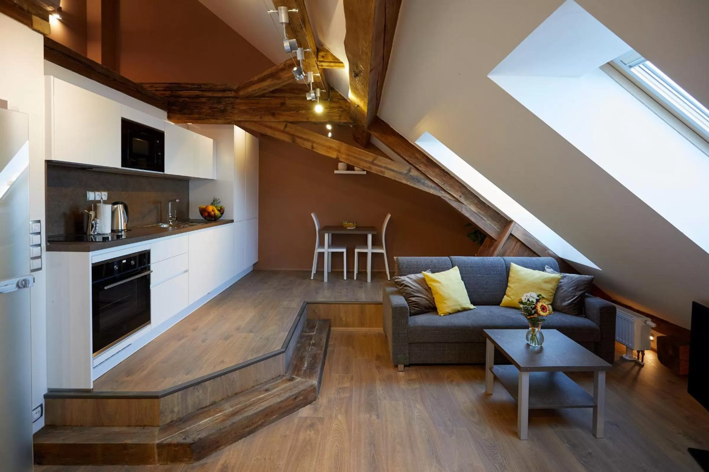 Kitchen/Kitchenette in Residence Mariánská