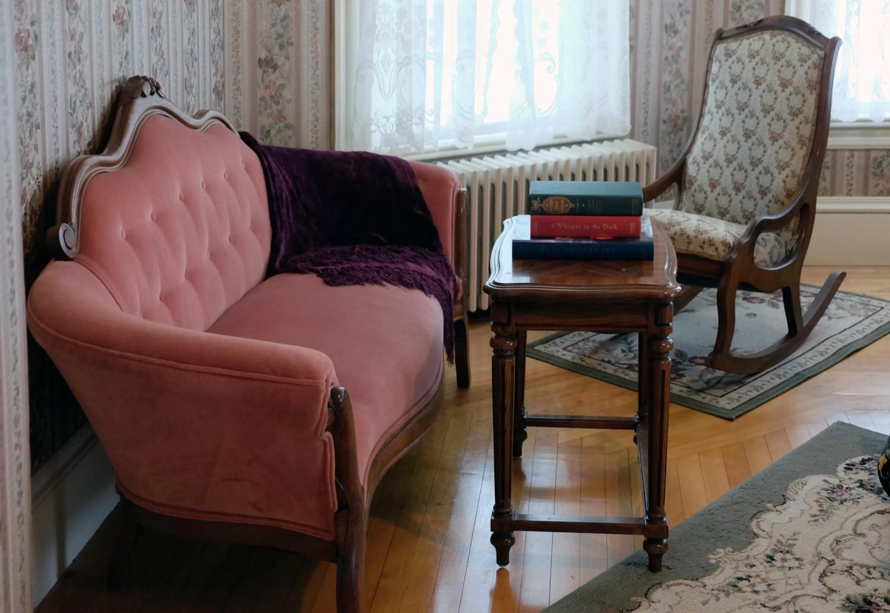 Bed in Guilford Bed and Breakfast