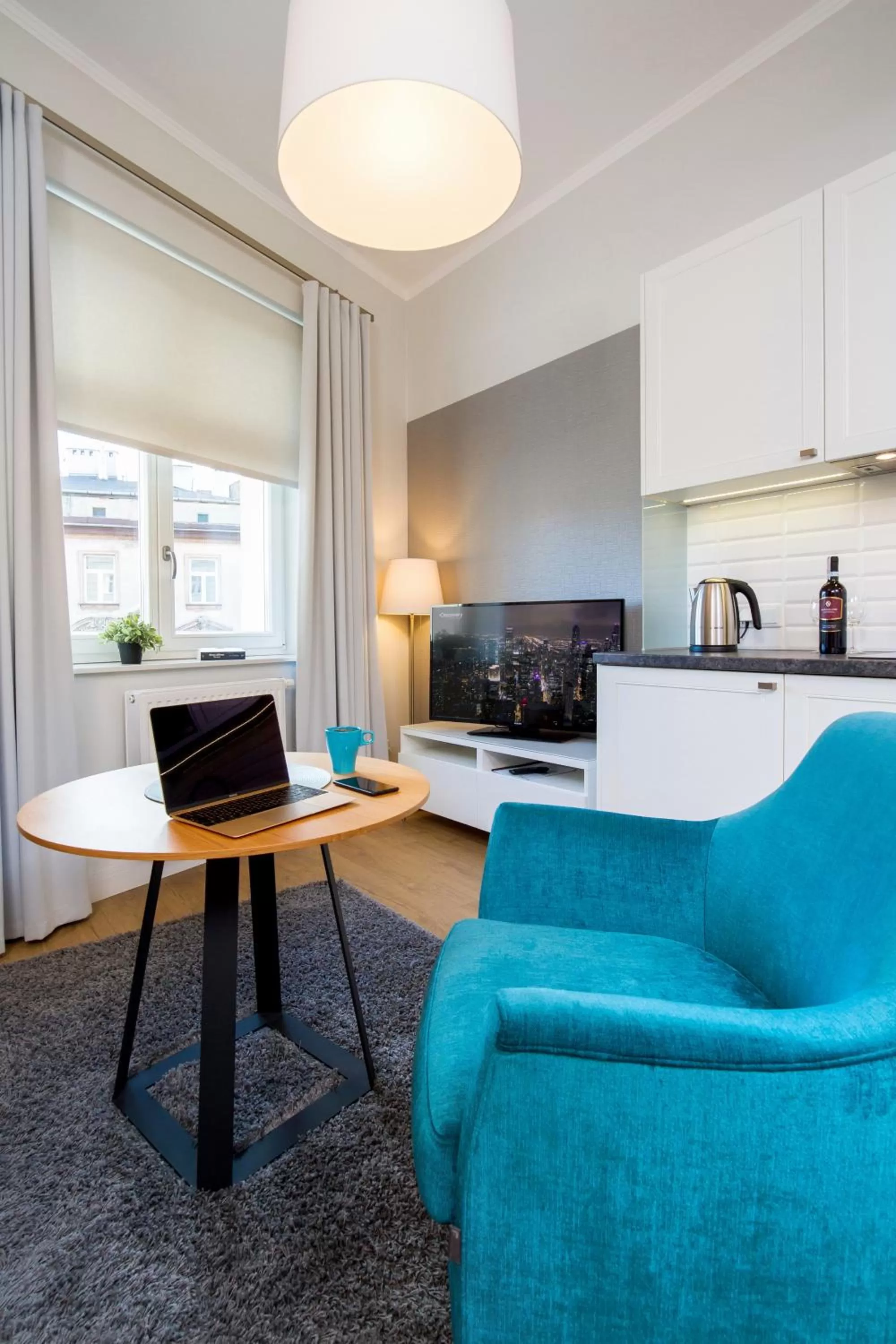 TV and multimedia in Riverside Aparthotel Cracow