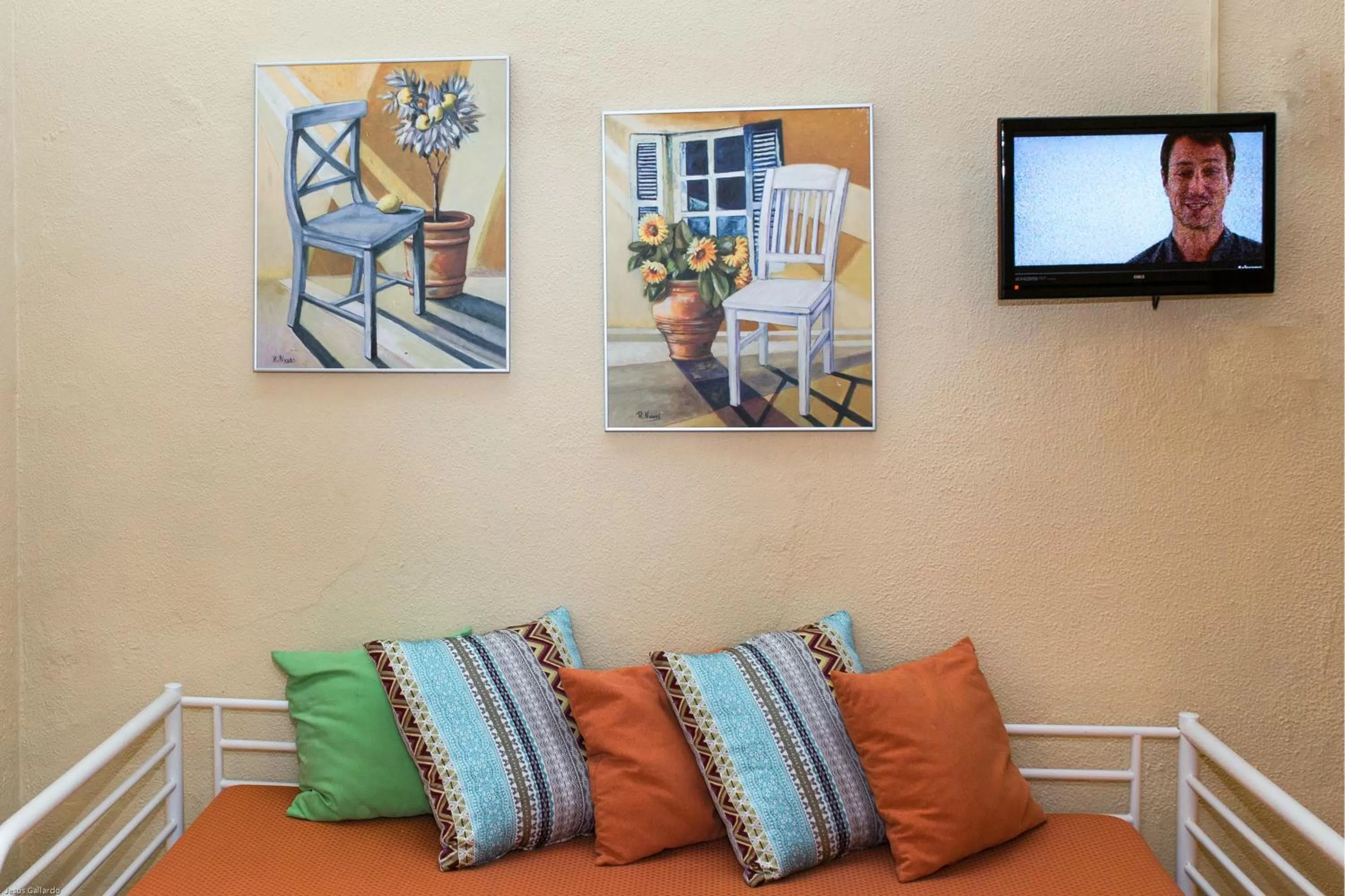 Decorative detail, Seating Area in Bed & Breakfast Naranjo
