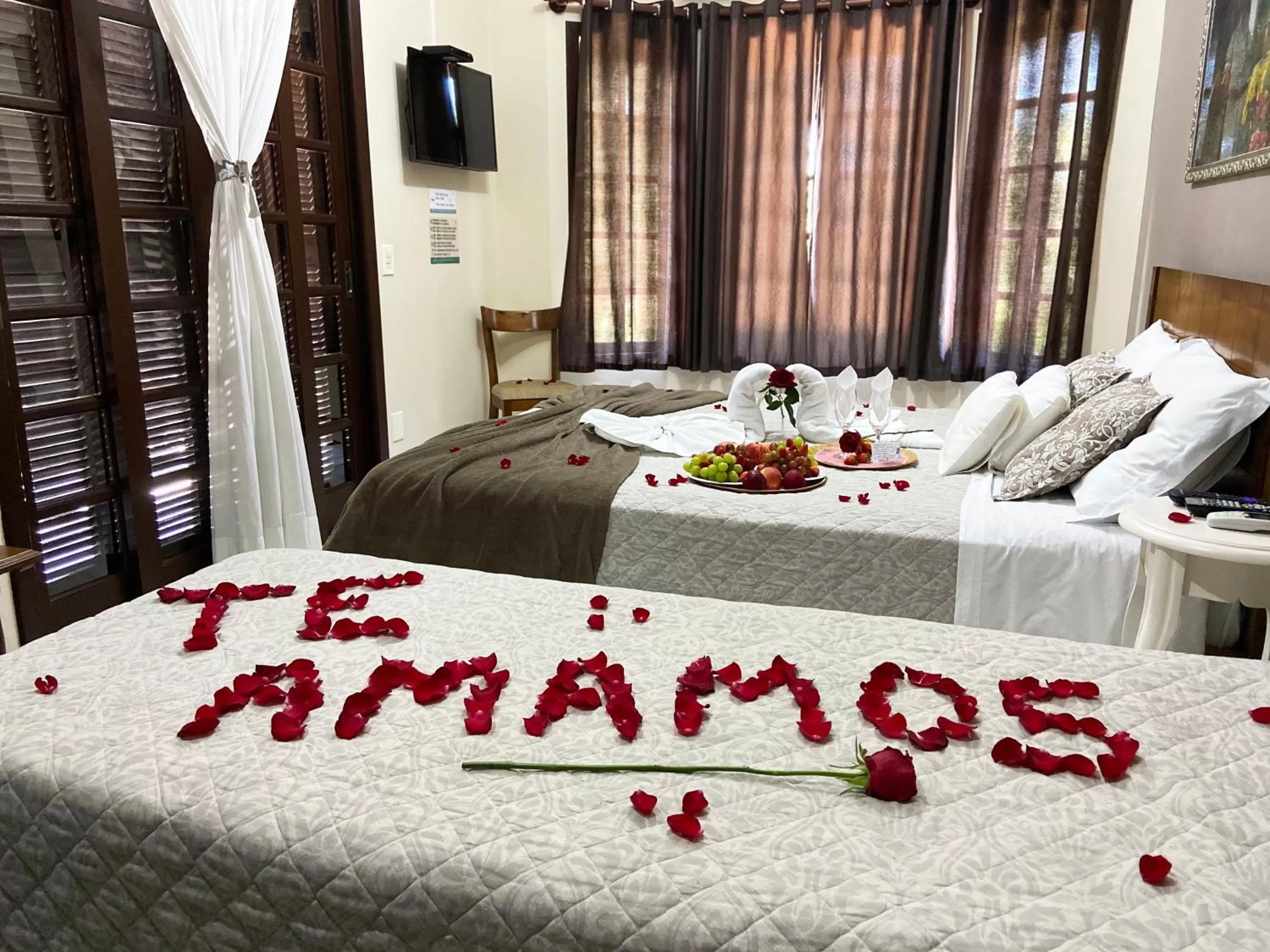 Decorative detail, Bed in Pousada Canasvieiras