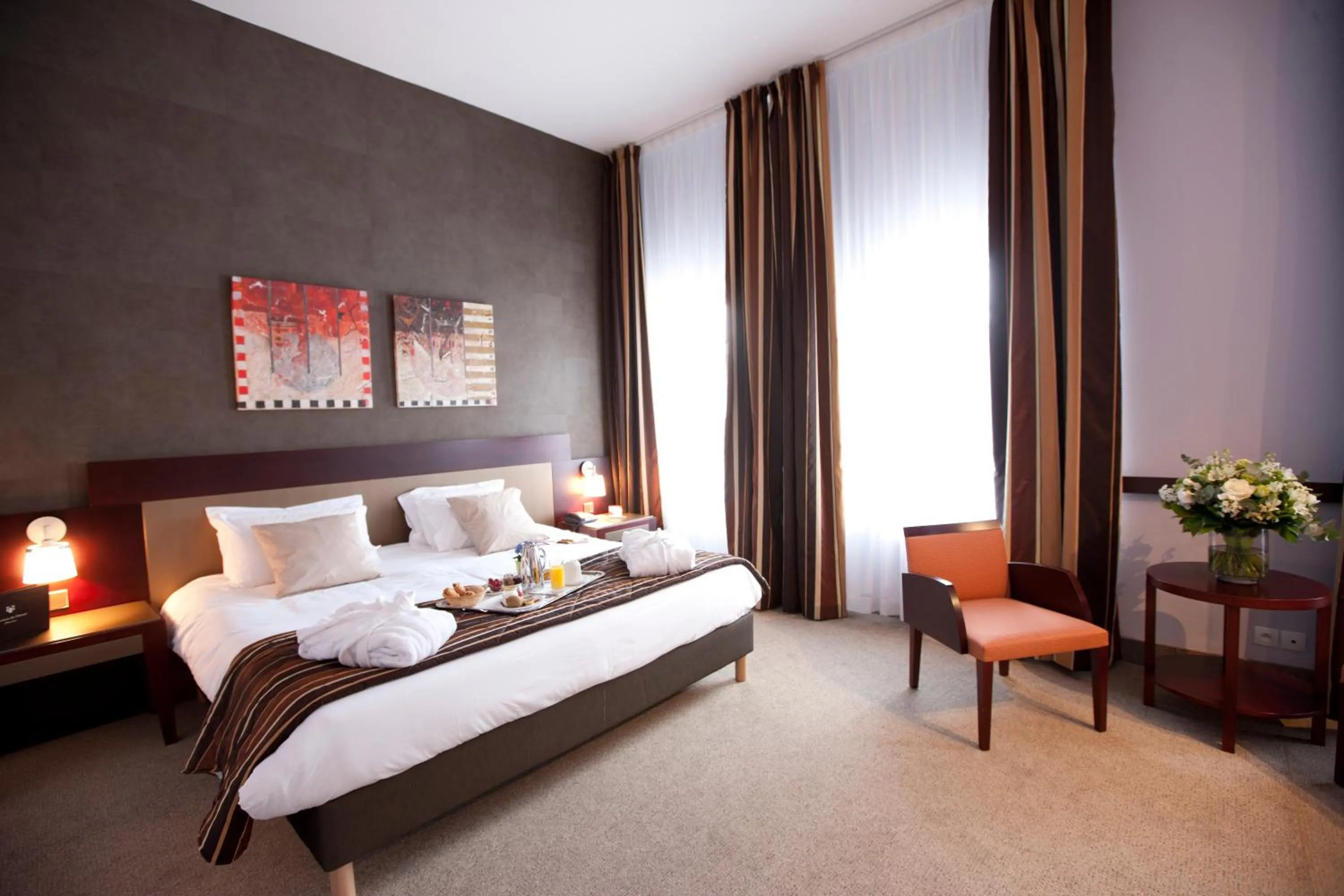 Decorative detail, Bed in Alliance Lille - Couvent Des Minimes