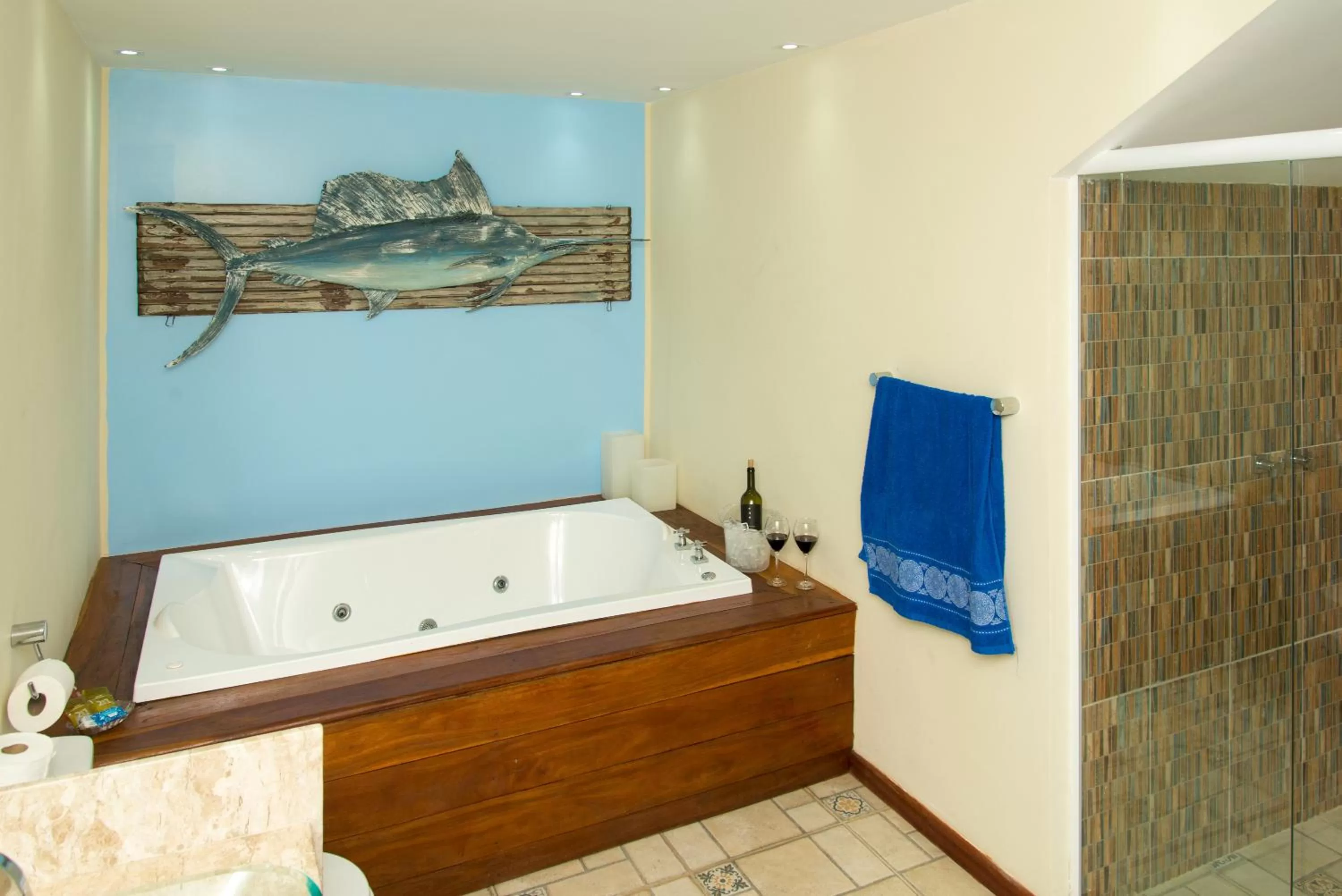 Decorative detail, Bathroom in Pousada La Dolce Vita