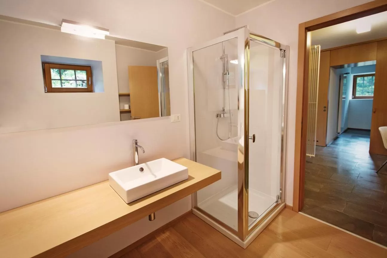 Shower, Bathroom in Albergo Diffuso Tolmezzo