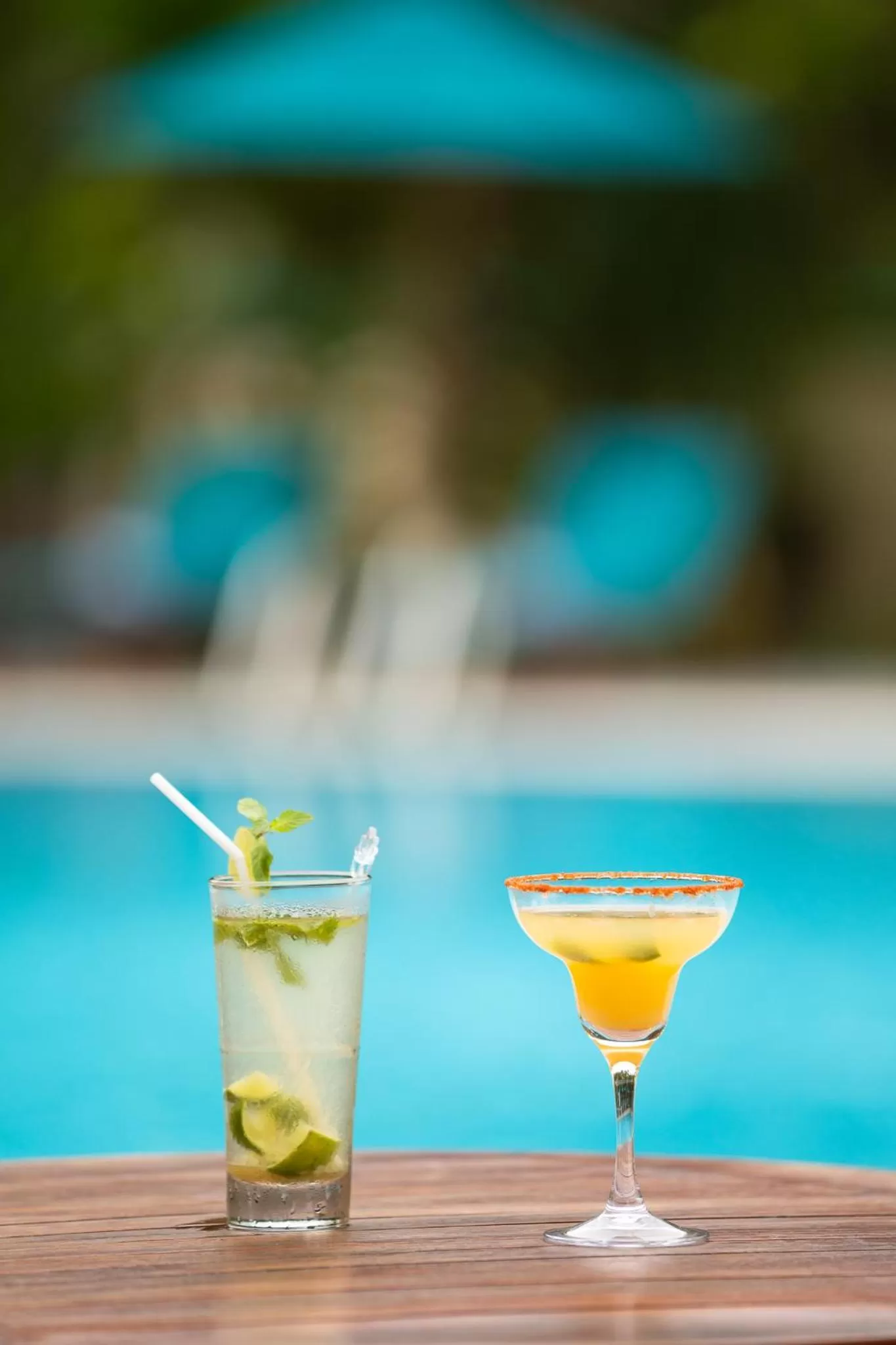 Pool view in Canareef Resort Maldives