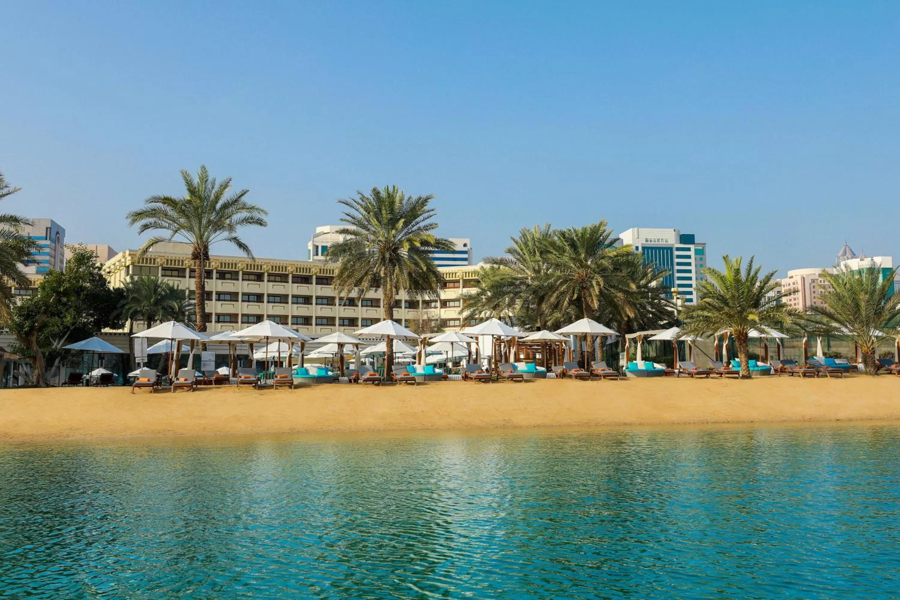Beach in Le Meridien Abu Dhabi Resort