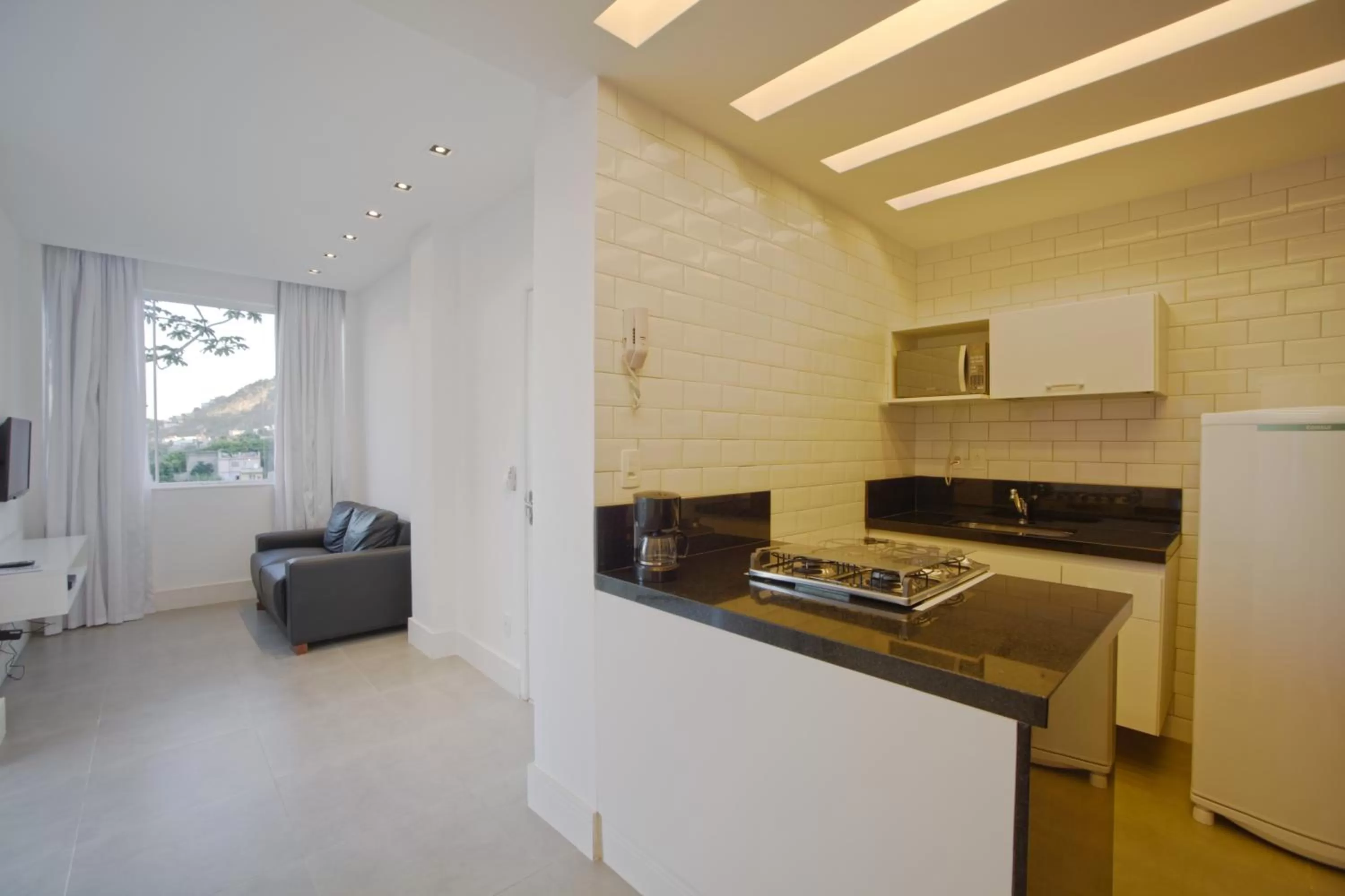 TV and multimedia, Kitchen/Kitchenette in Sugar Loft Apartments