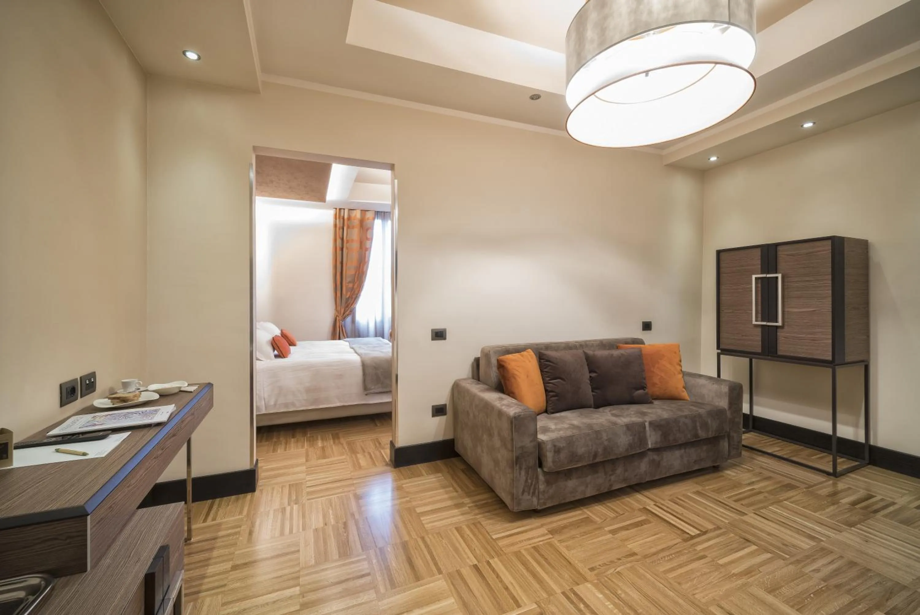 Living room, Bed in Solo Experience Hotel